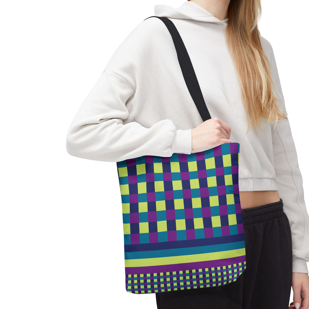 Colorblock Tote Bag