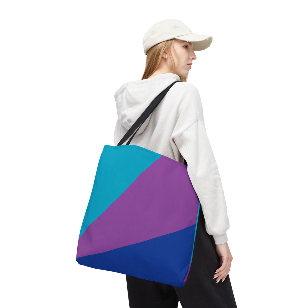 Colorblock Tote Bag