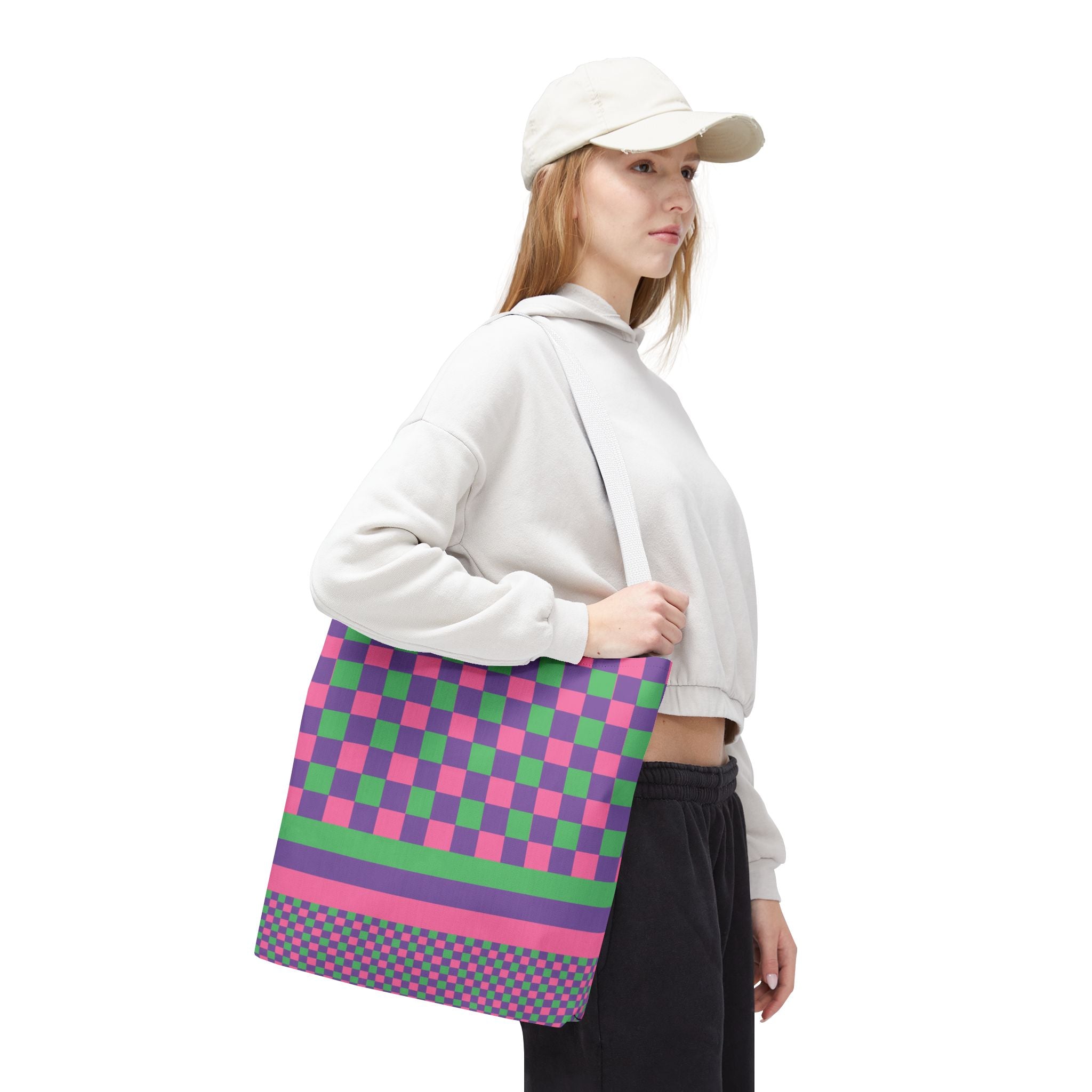 Colorblock Tote Bag