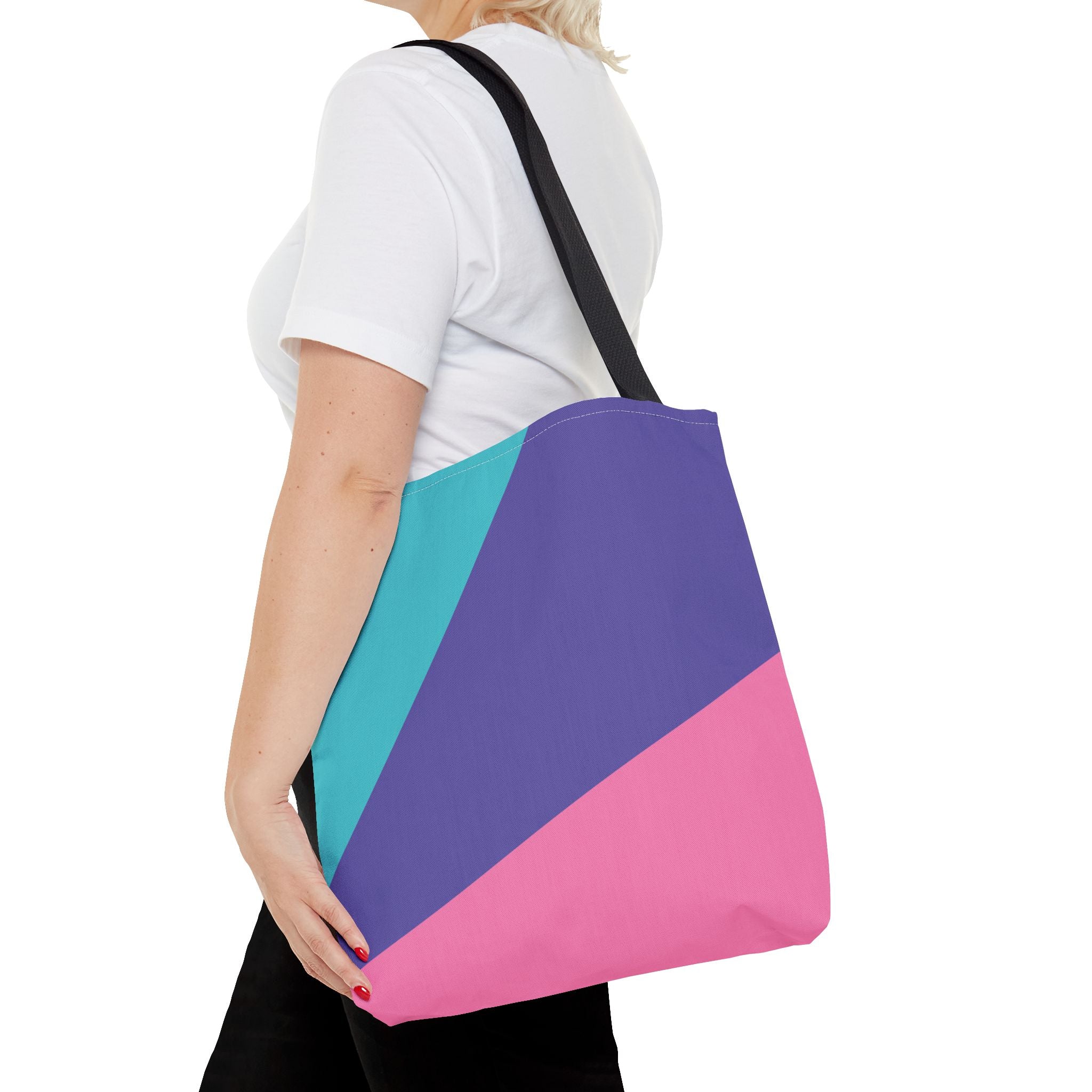 Colorblock Tote Bag