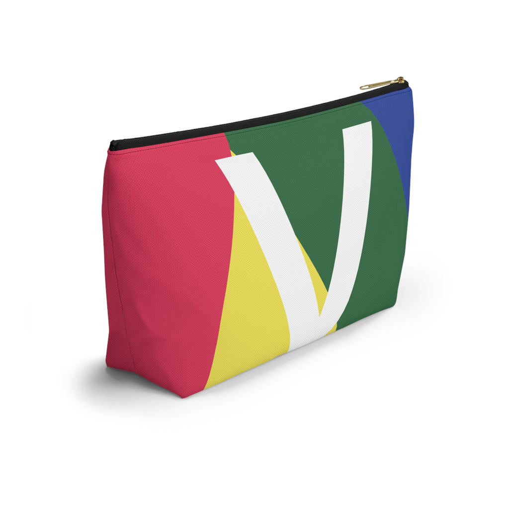 Colorblock Accessory Pouch — Monogram V T-Bottom Cosmetic Bag