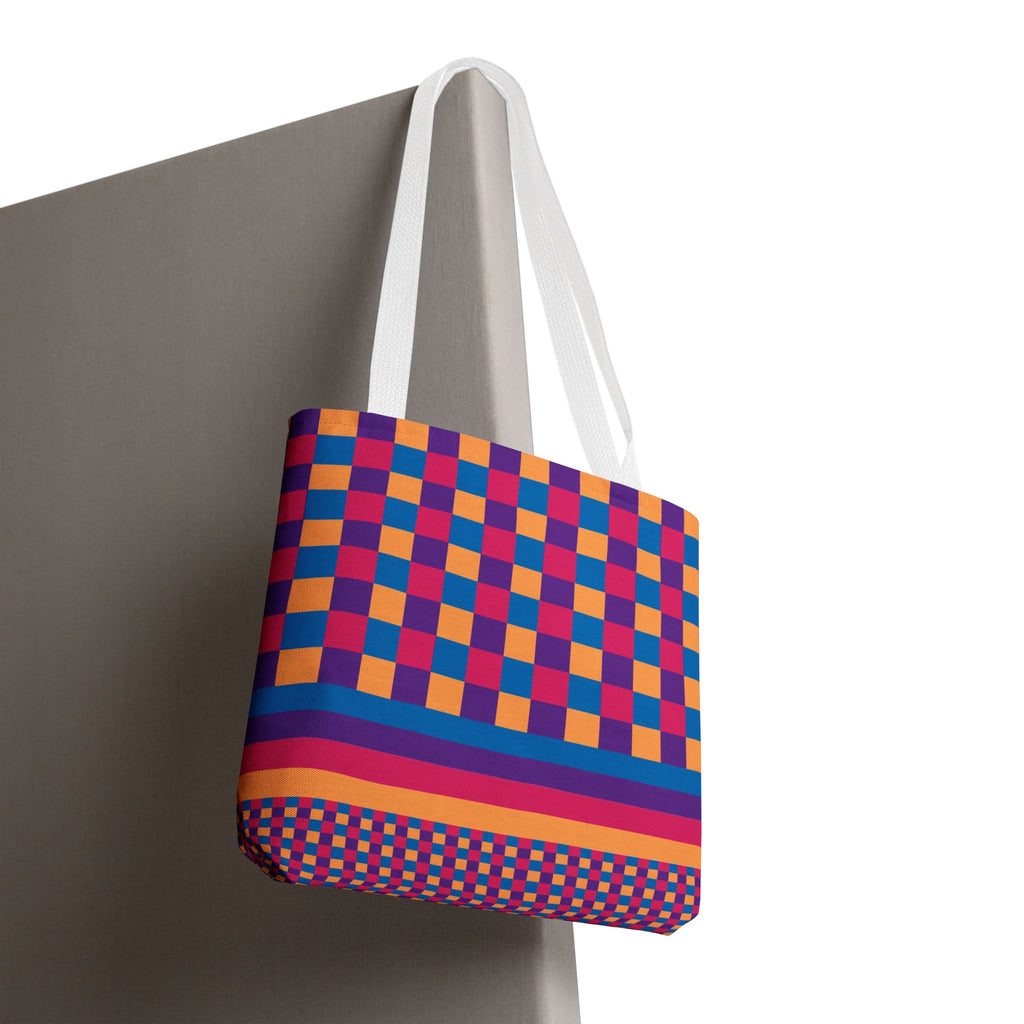 Colorblock Tote Bag