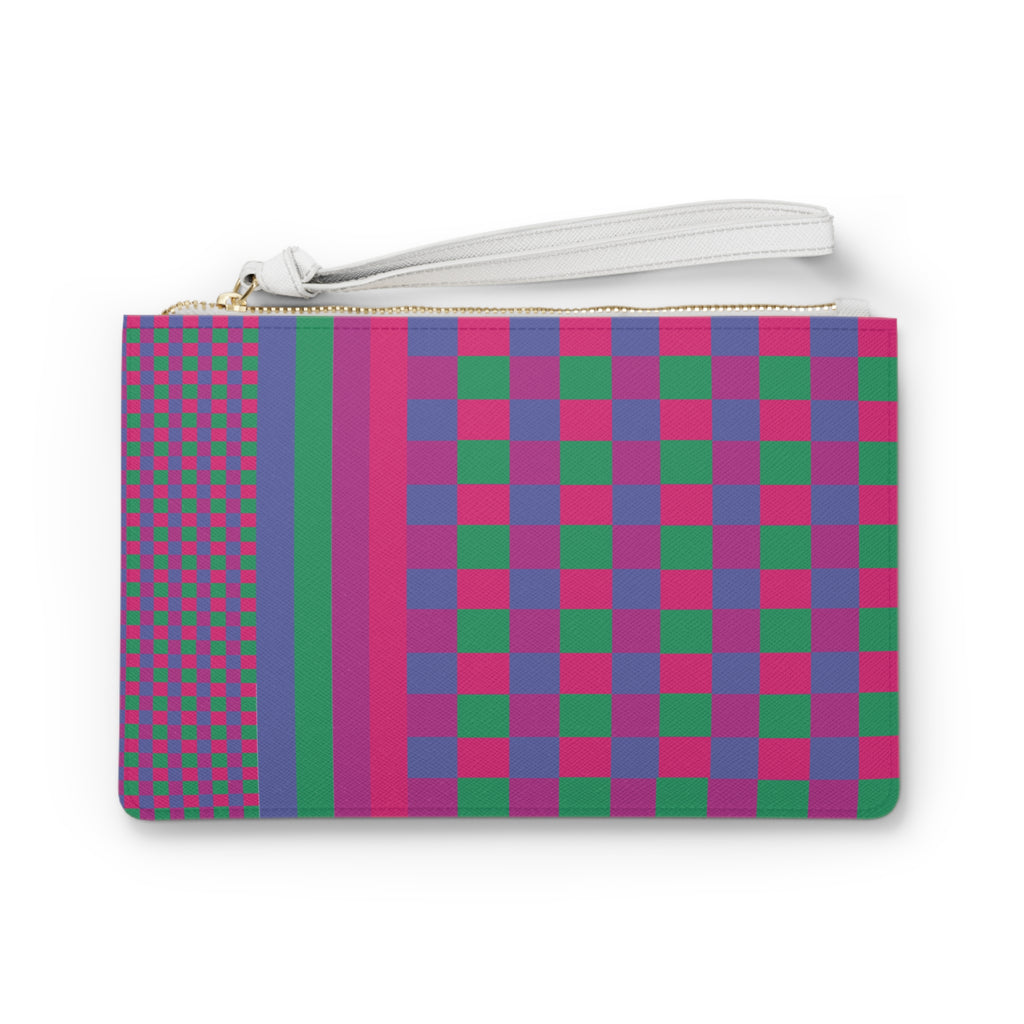 Colorblock Clutch Bag