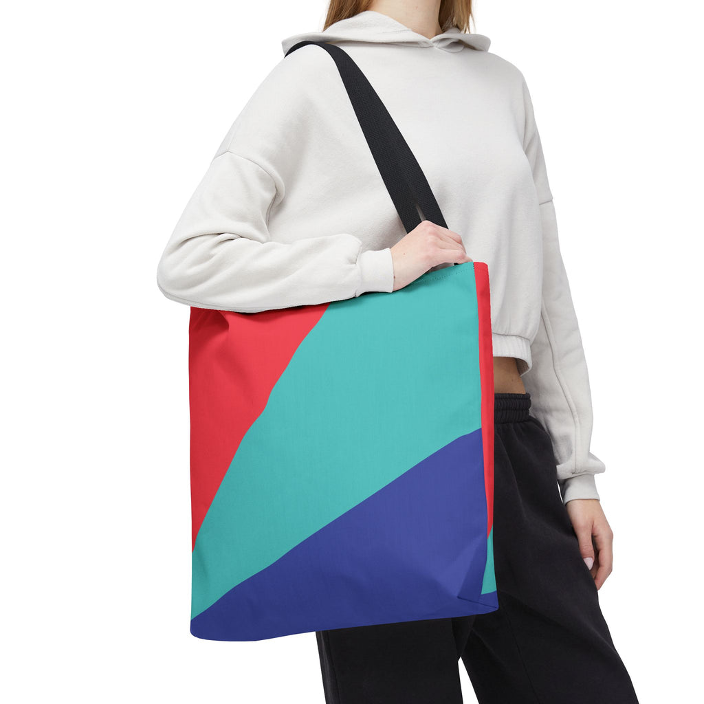Colorblock Tote Bag