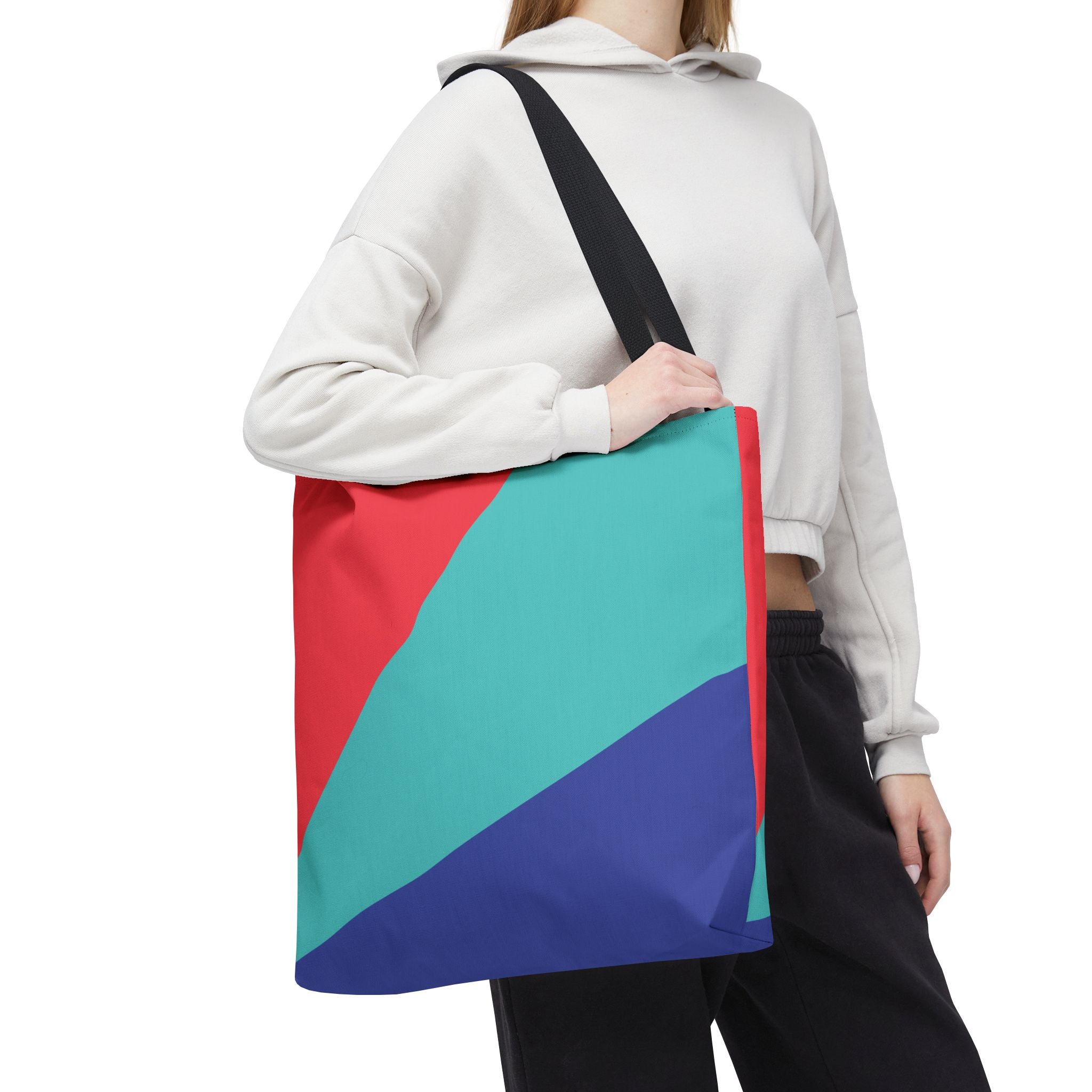 Colorblock Tote Bag