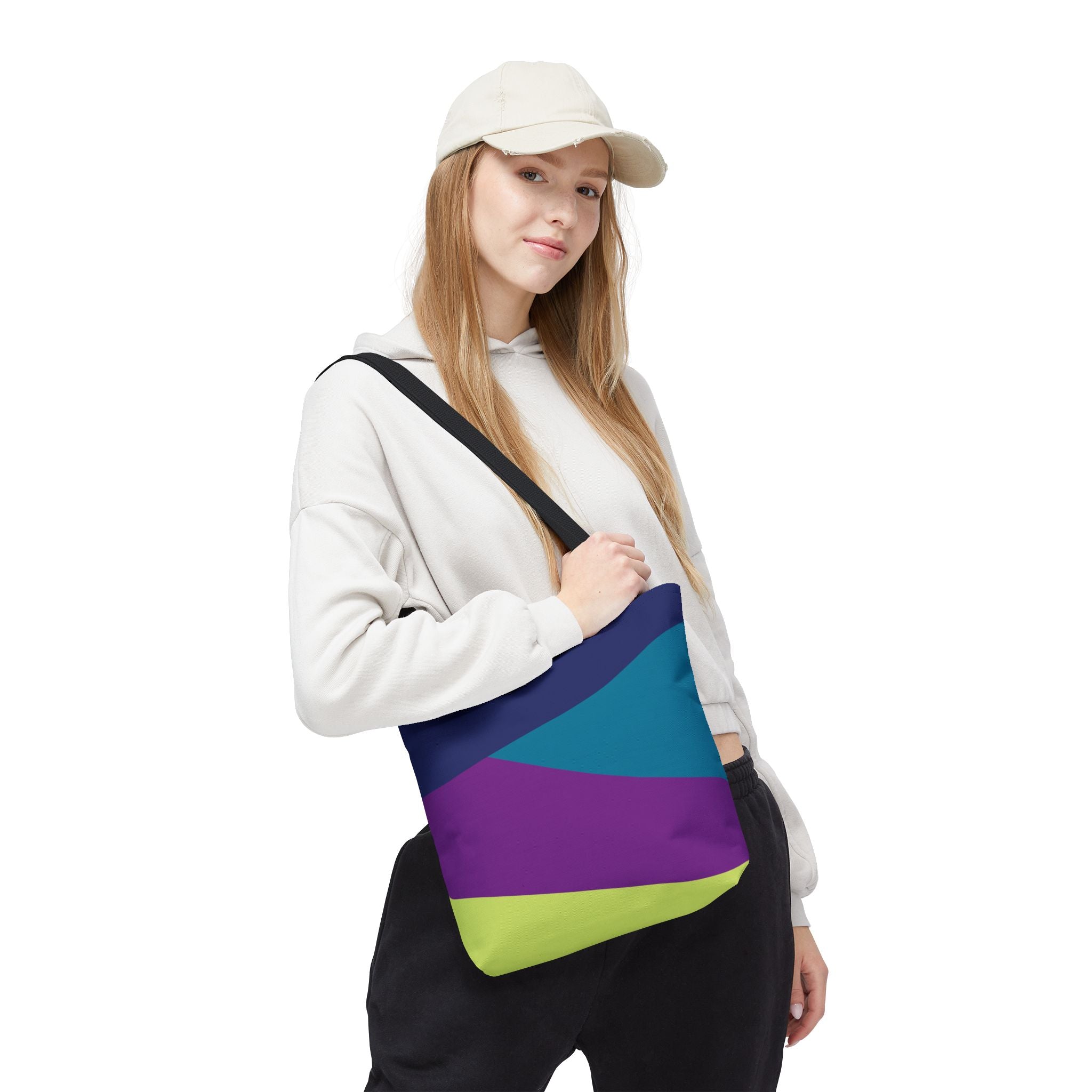 Colorblock Tote Bag