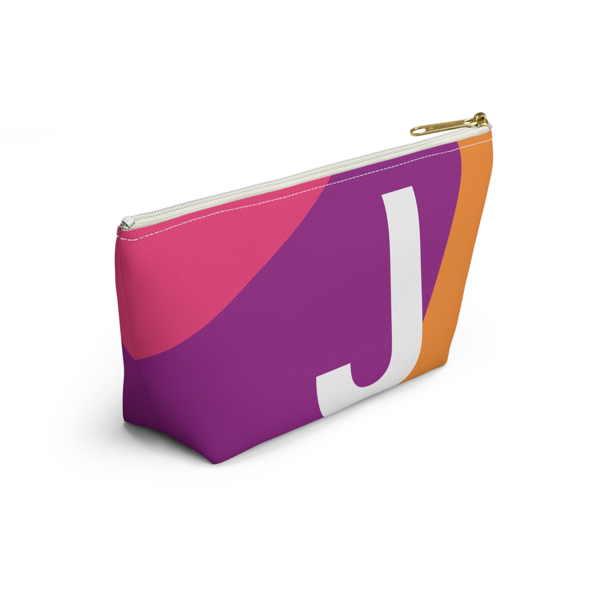 Colorblock Accessory Pouch — Monogram J T-Bottom Cosmetic Bag