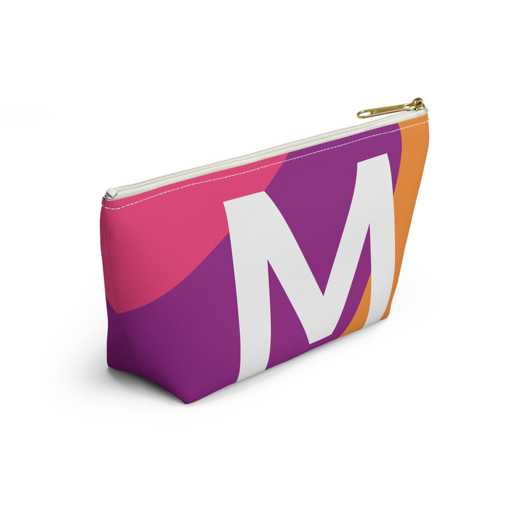 Colorblock Accessory Pouch — Monogram M T-Bottom Cosmetic Bag