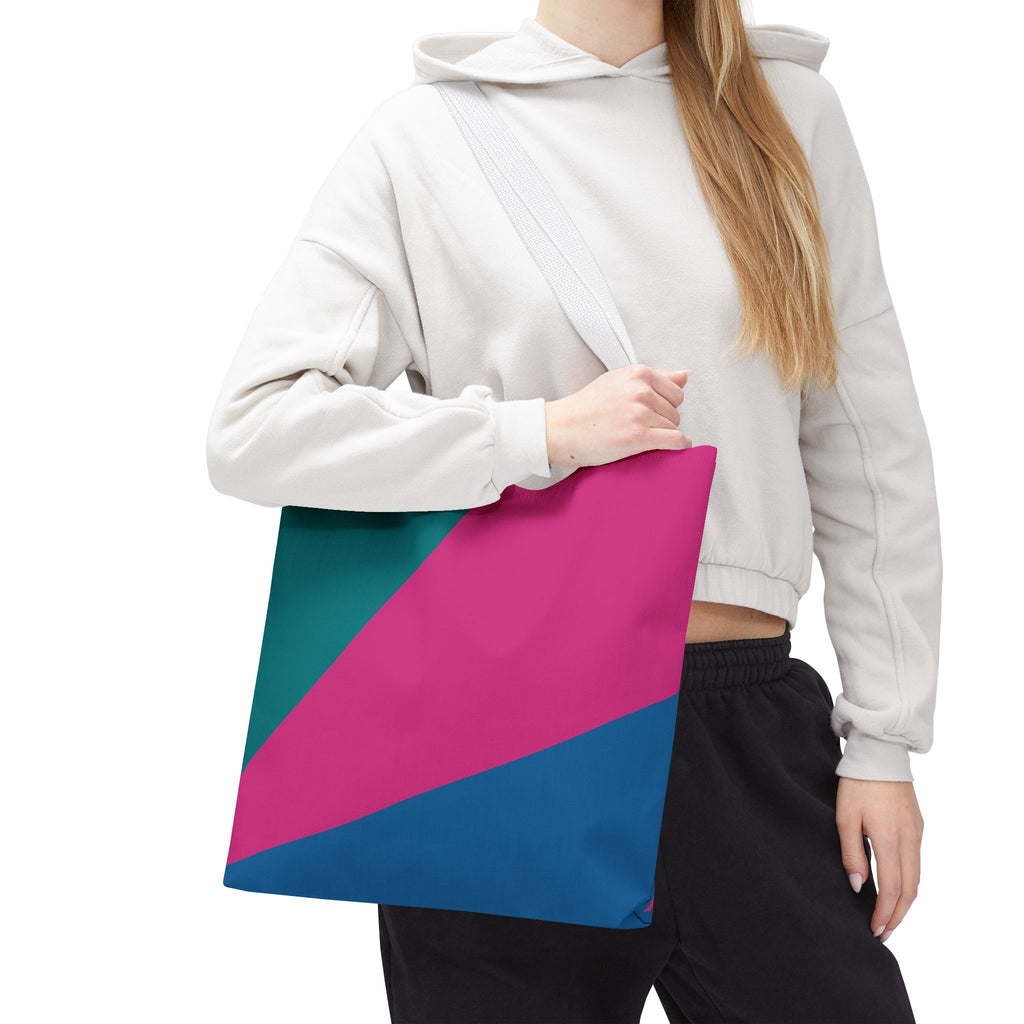 Colorblock Tote Bag