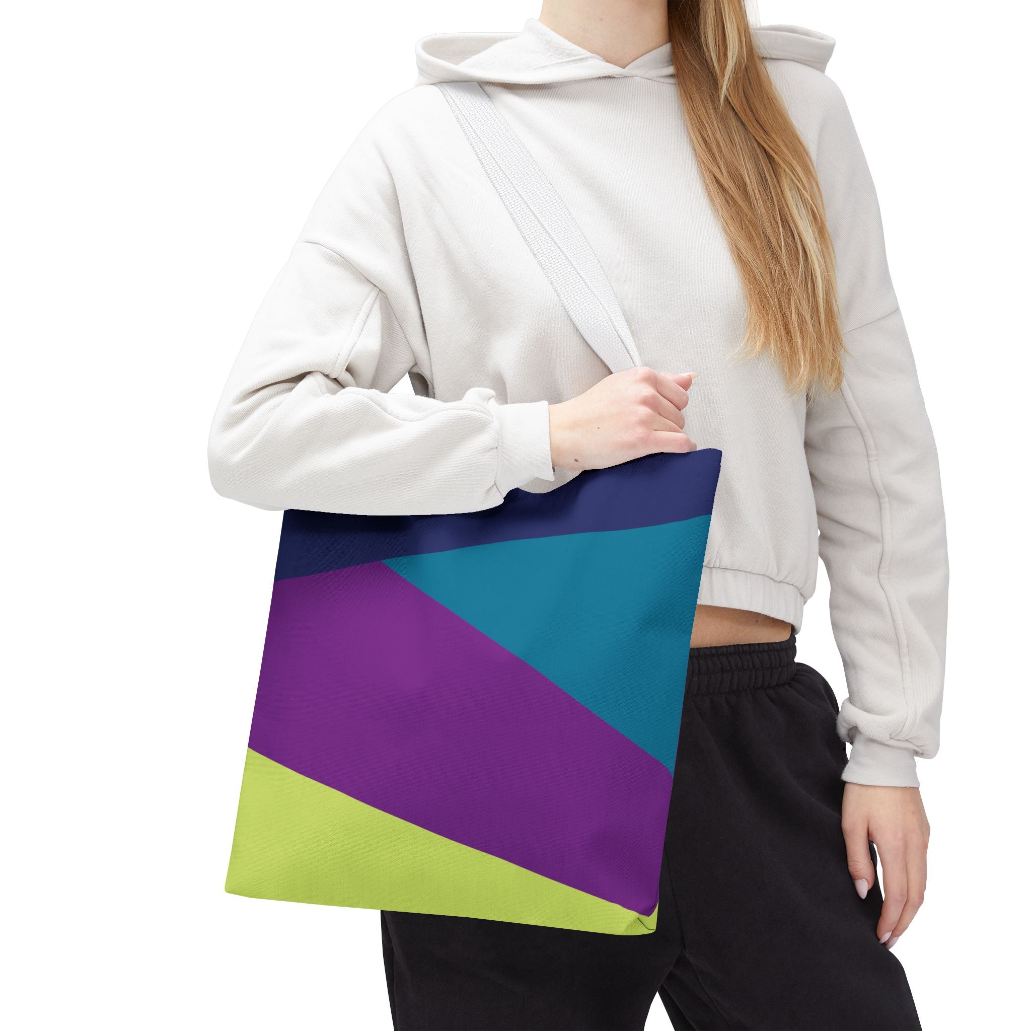 Colorblock Tote Bag