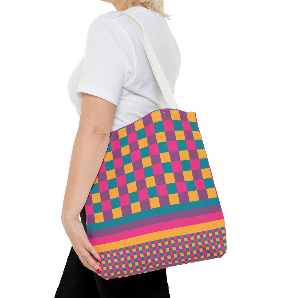 Colorblock Tote Bag