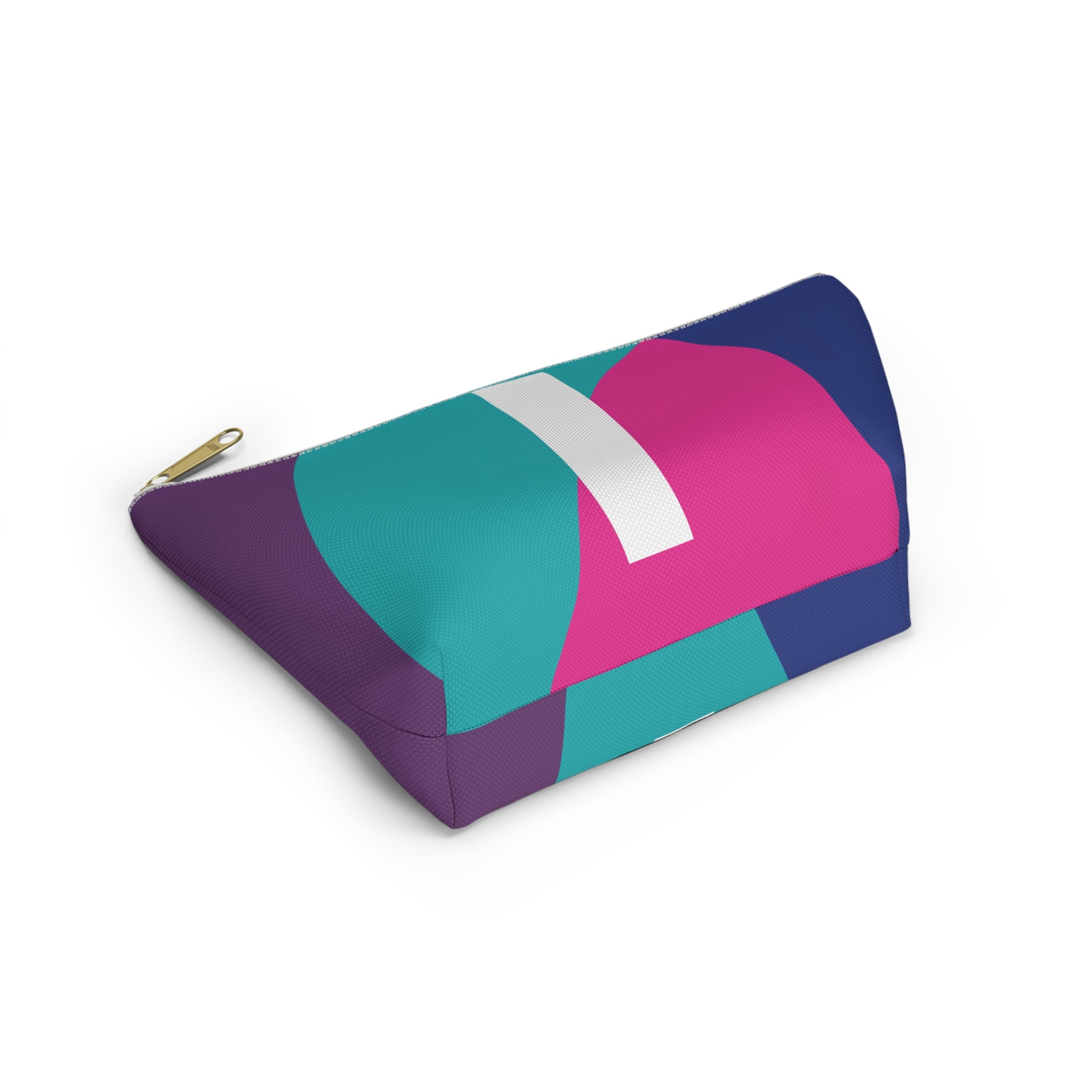 Colorblock Accessory Pouch — Monogram I T-Bottom Cosmetic Bag