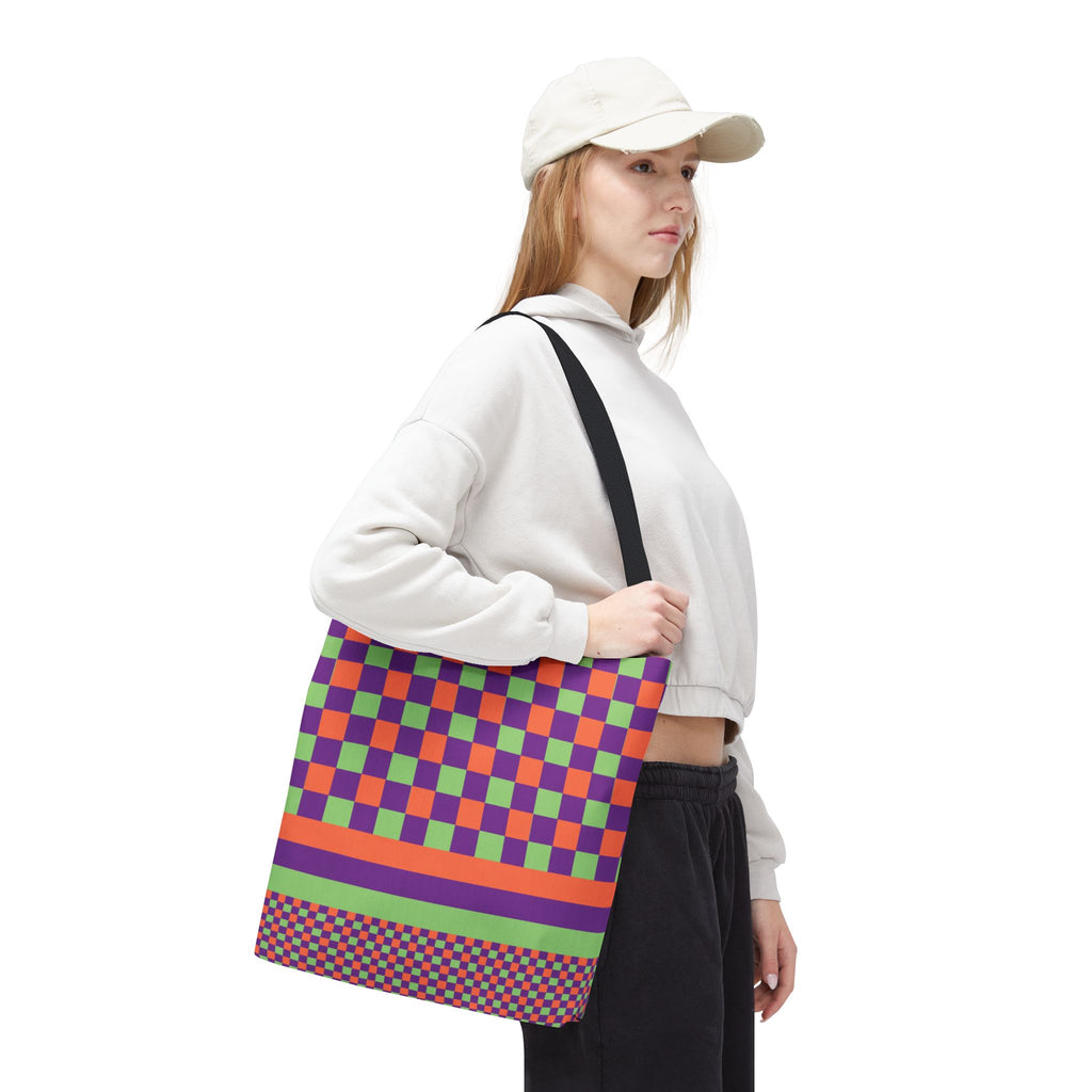 Colorblock Tote Bag