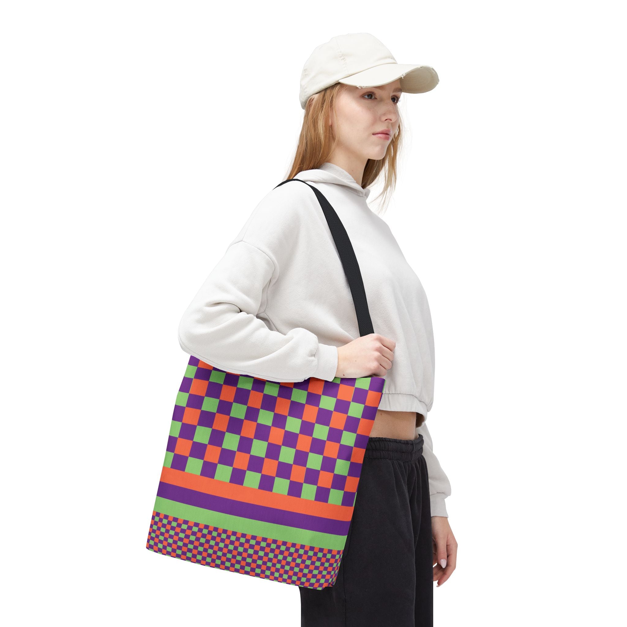 Colorblock Tote Bag