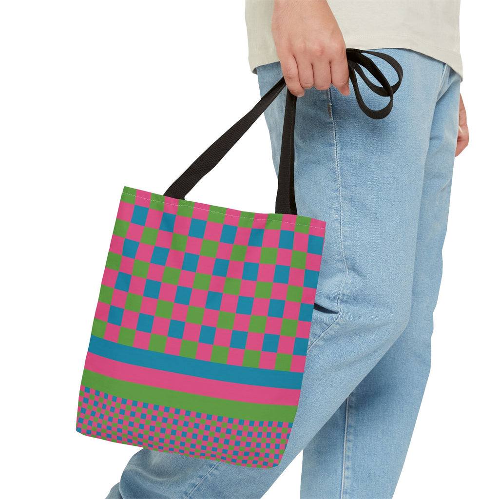 Colorblock Tote Bag