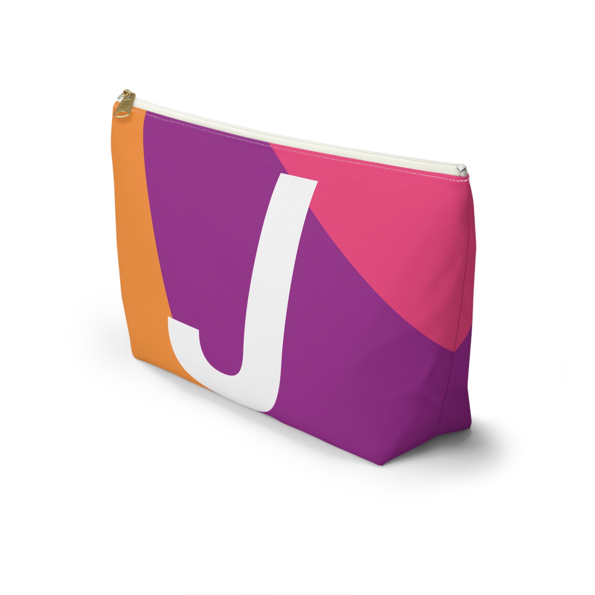 Colorblock Accessory Pouch — Monogram J T-Bottom Cosmetic Bag