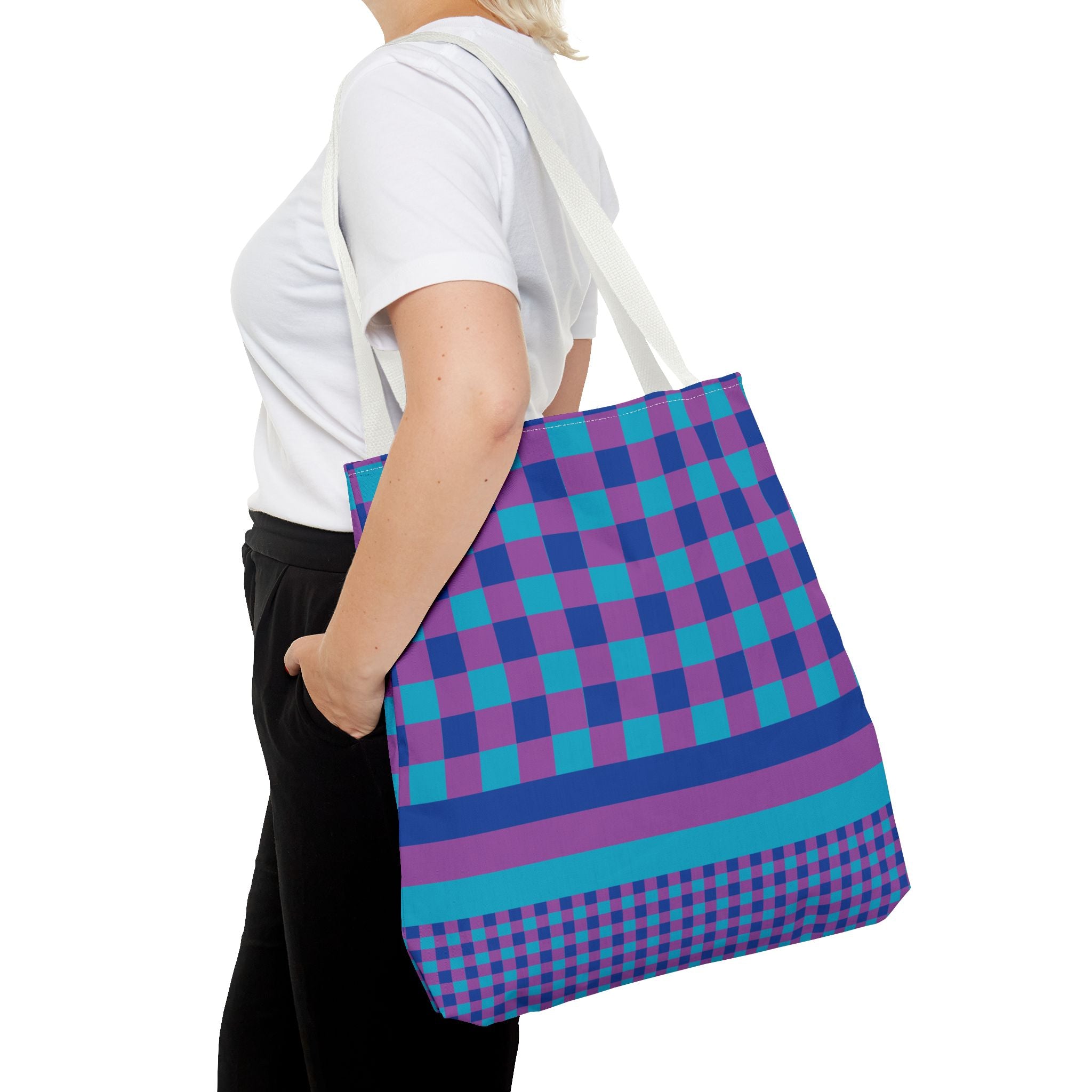 Colorblock Tote Bag