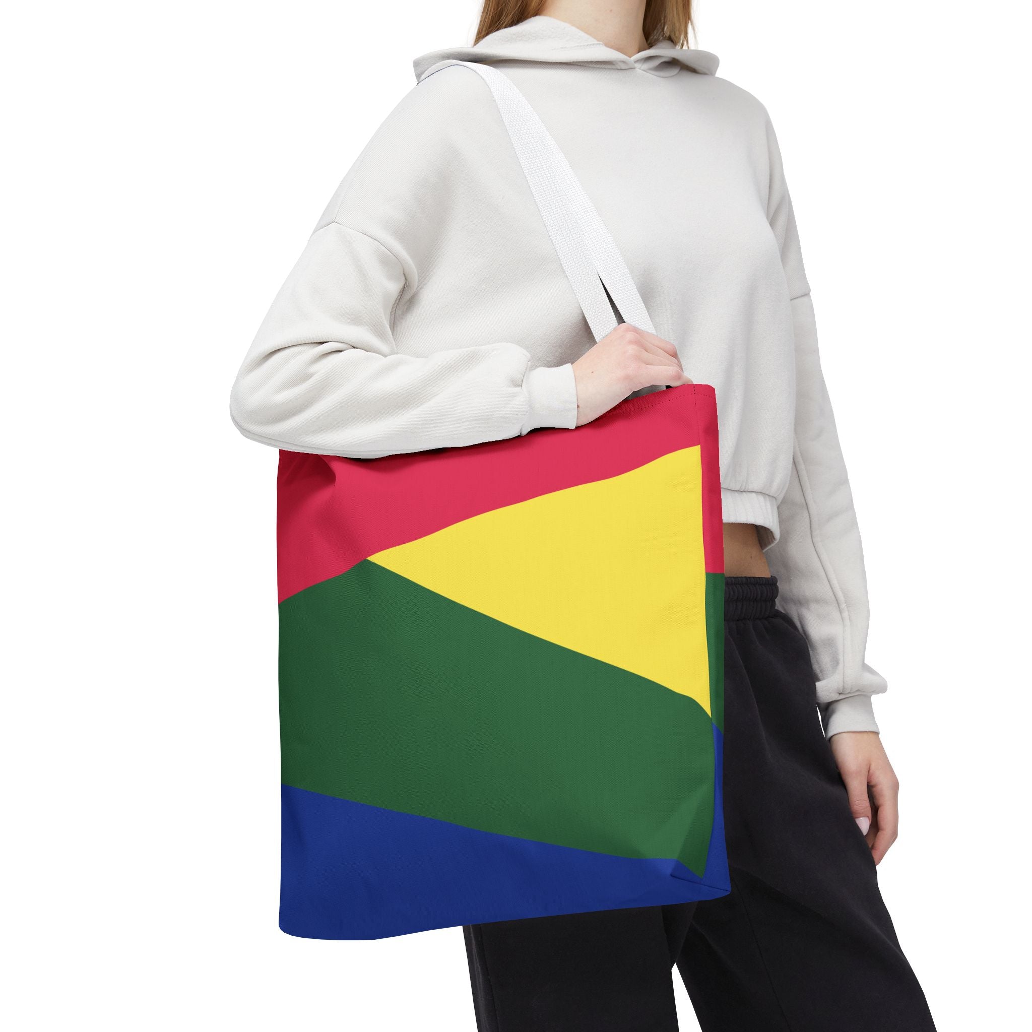 Colorblock Tote Bag