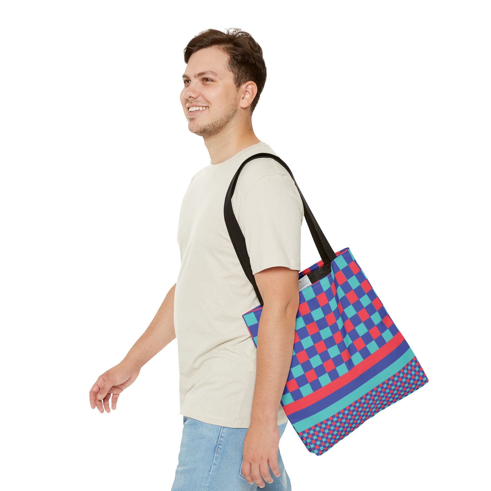 Colorblock Tote Bag