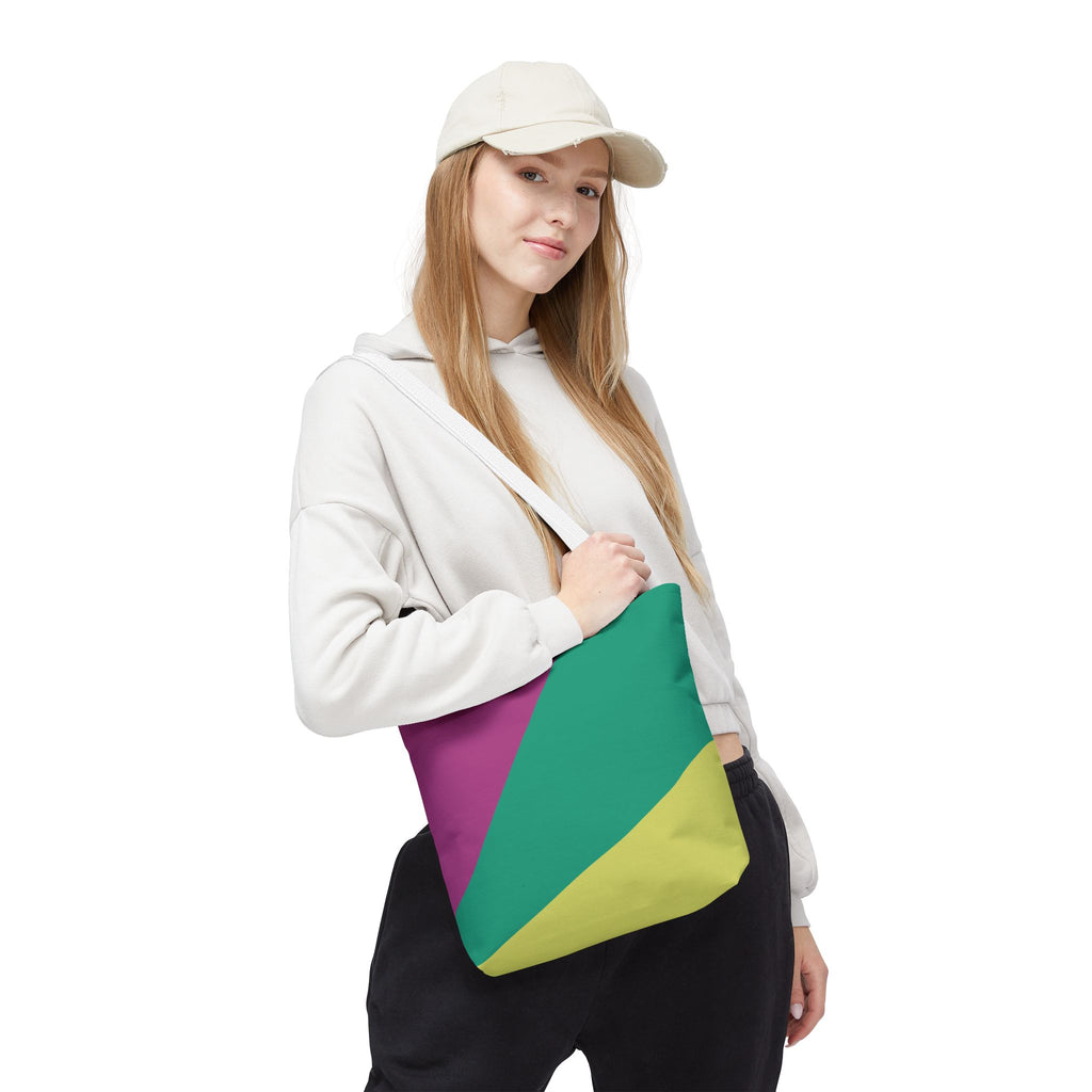 Colorblock Tote Bag
