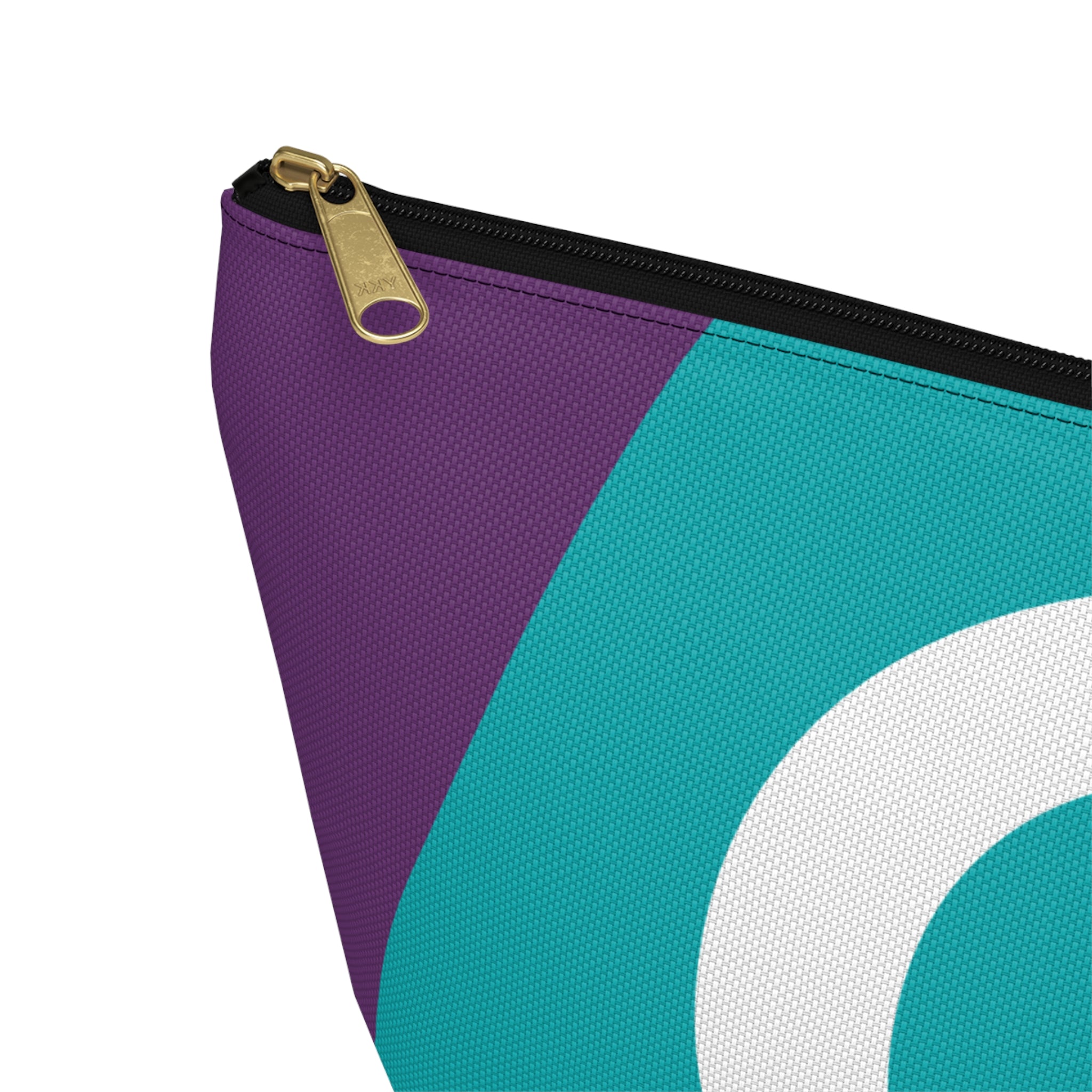 Colorblock Accessory Pouch — Monogram Q T-Bottom Cosmetic Bag