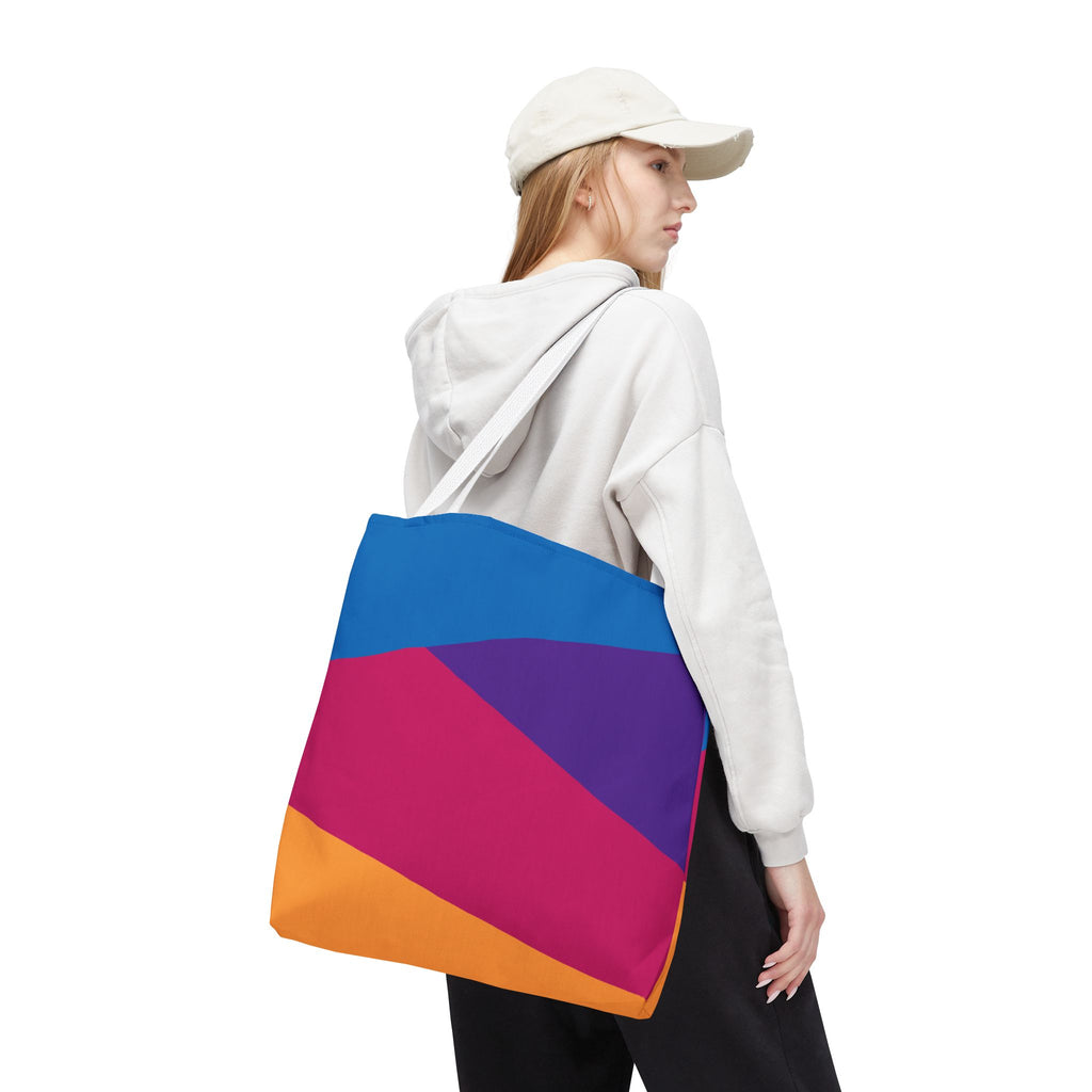 Colorblock Tote Bag