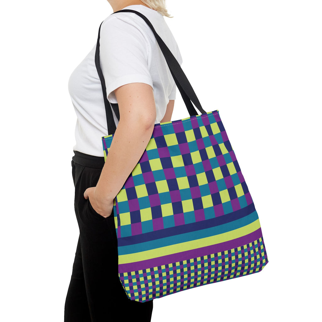 Colorblock Tote Bag