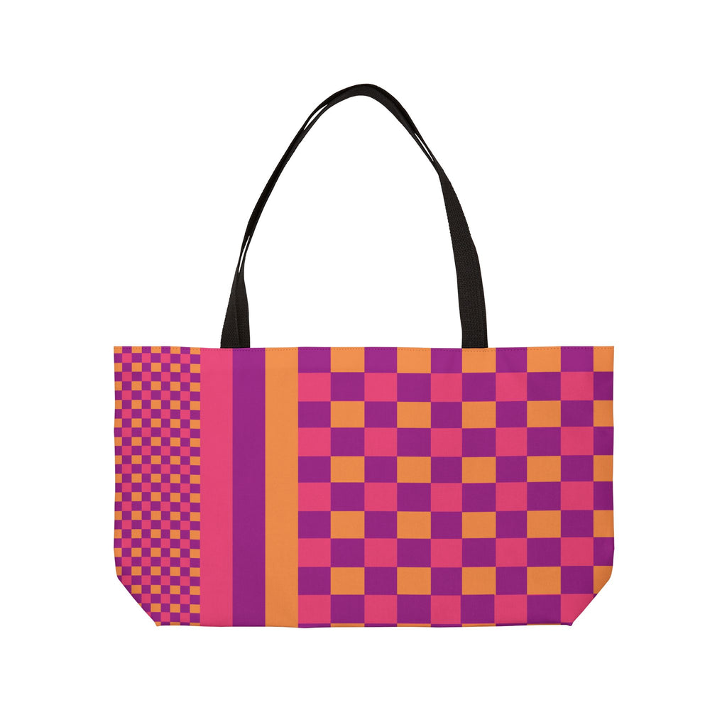 Colorblock Tote Bag
