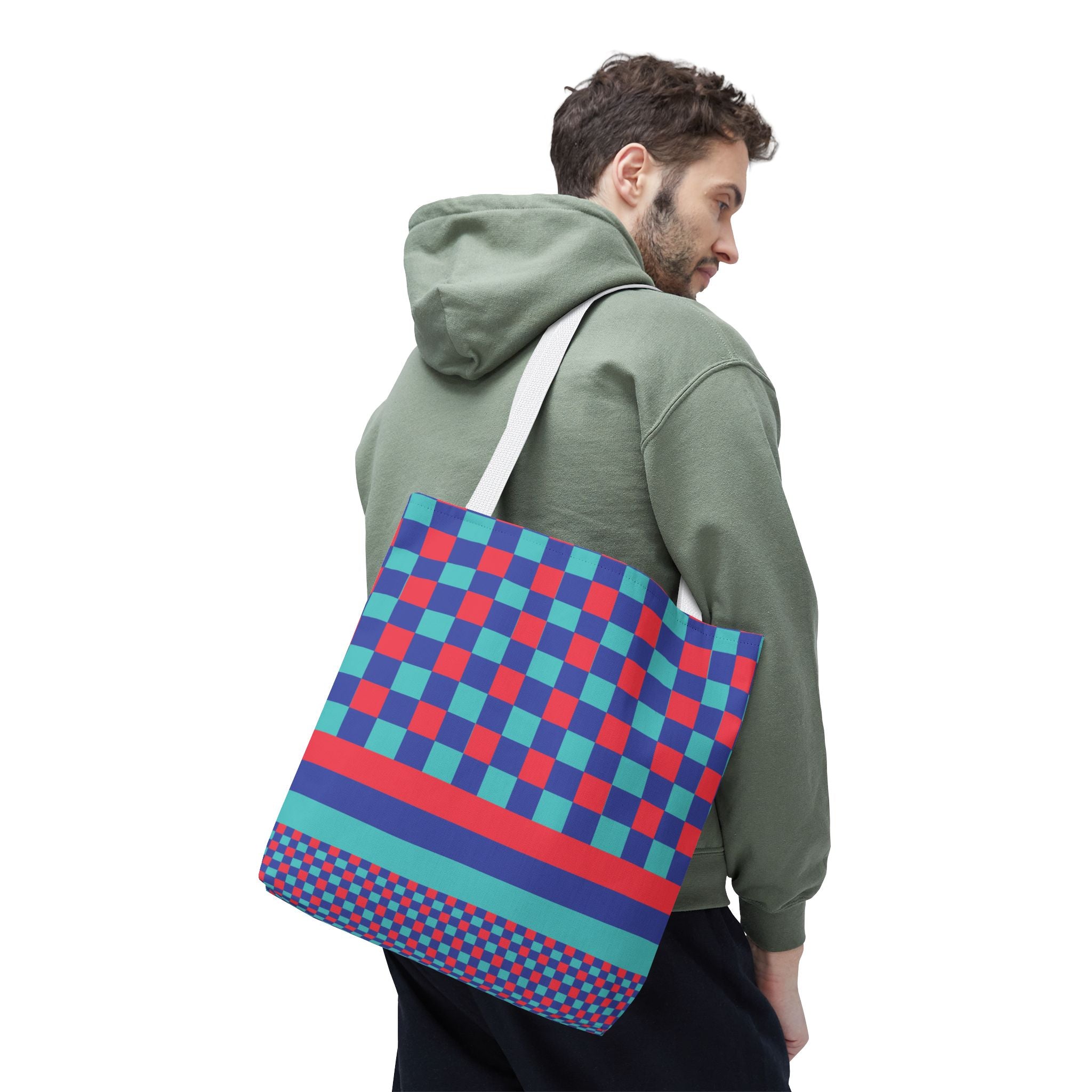 Colorblock Tote Bag