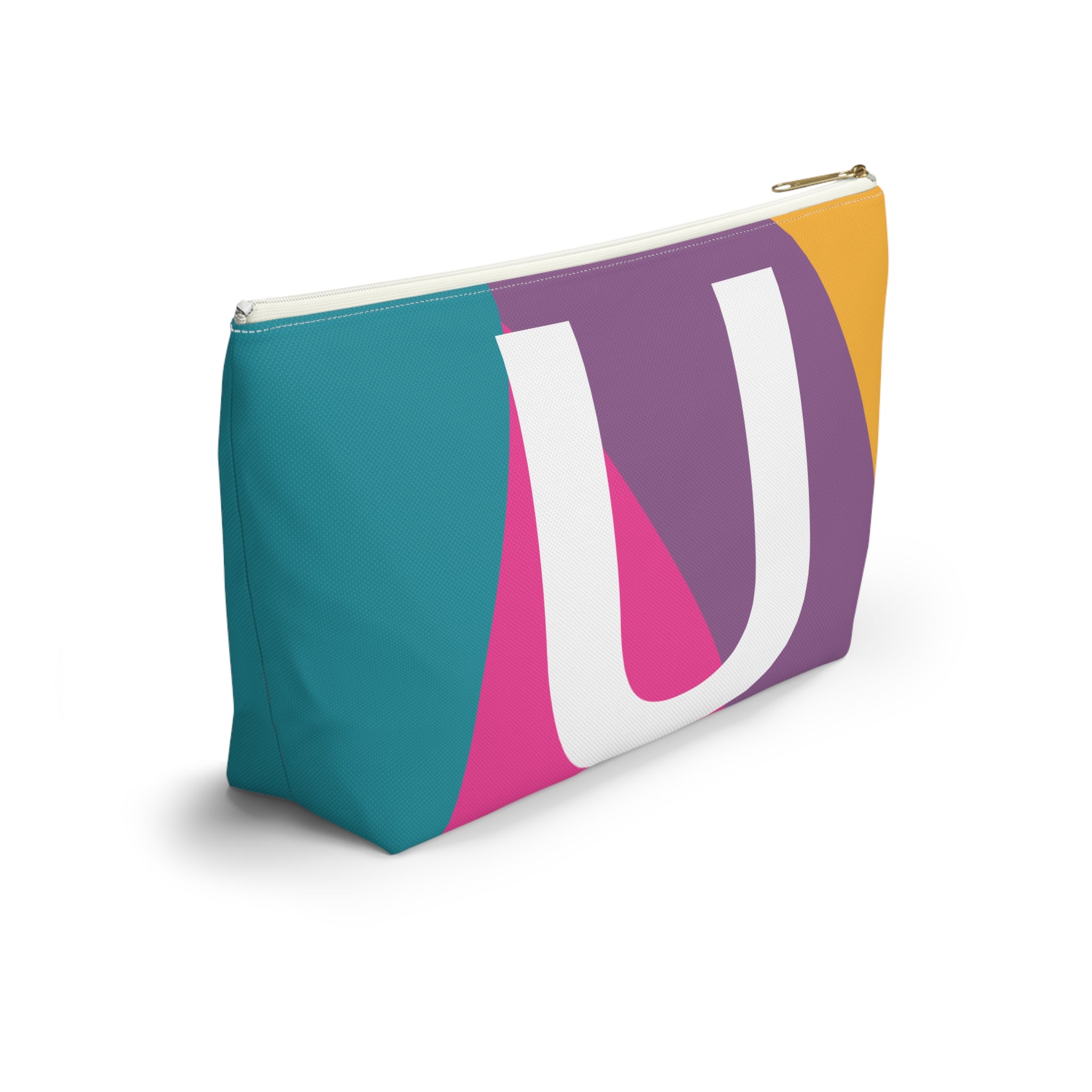 Colorblock Accessory Pouch — Monogram U T-Bottom Cosmetic Bag