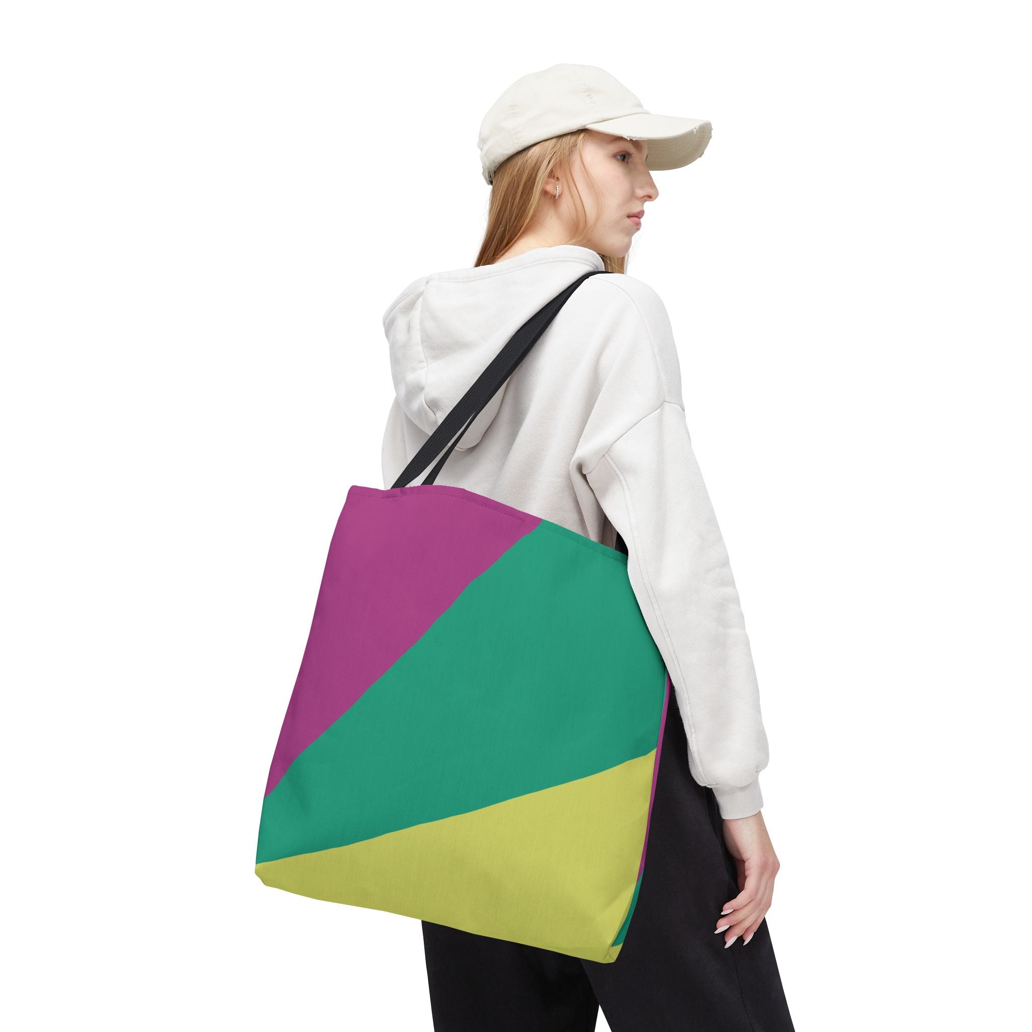 Colorblock Tote Bag