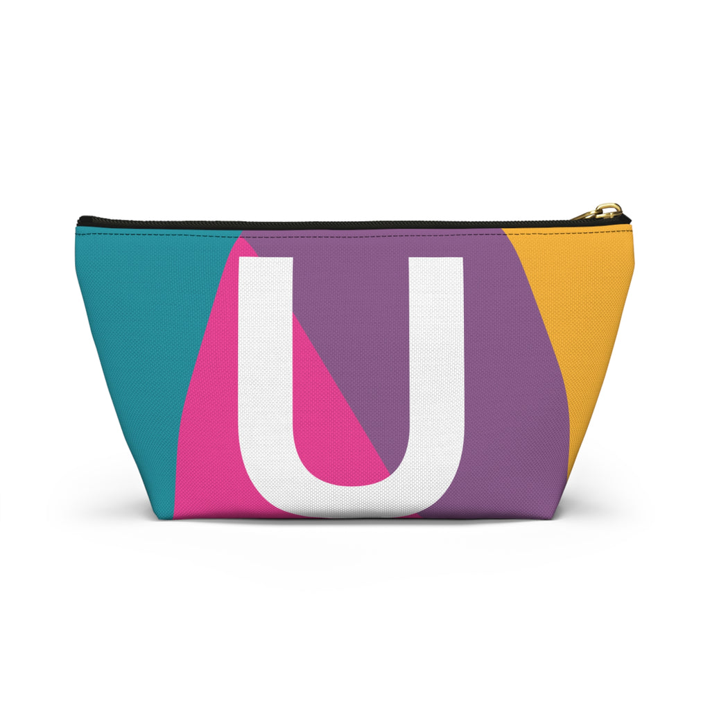 Colorblock Accessory Pouch — Monogram U T-Bottom Cosmetic Bag