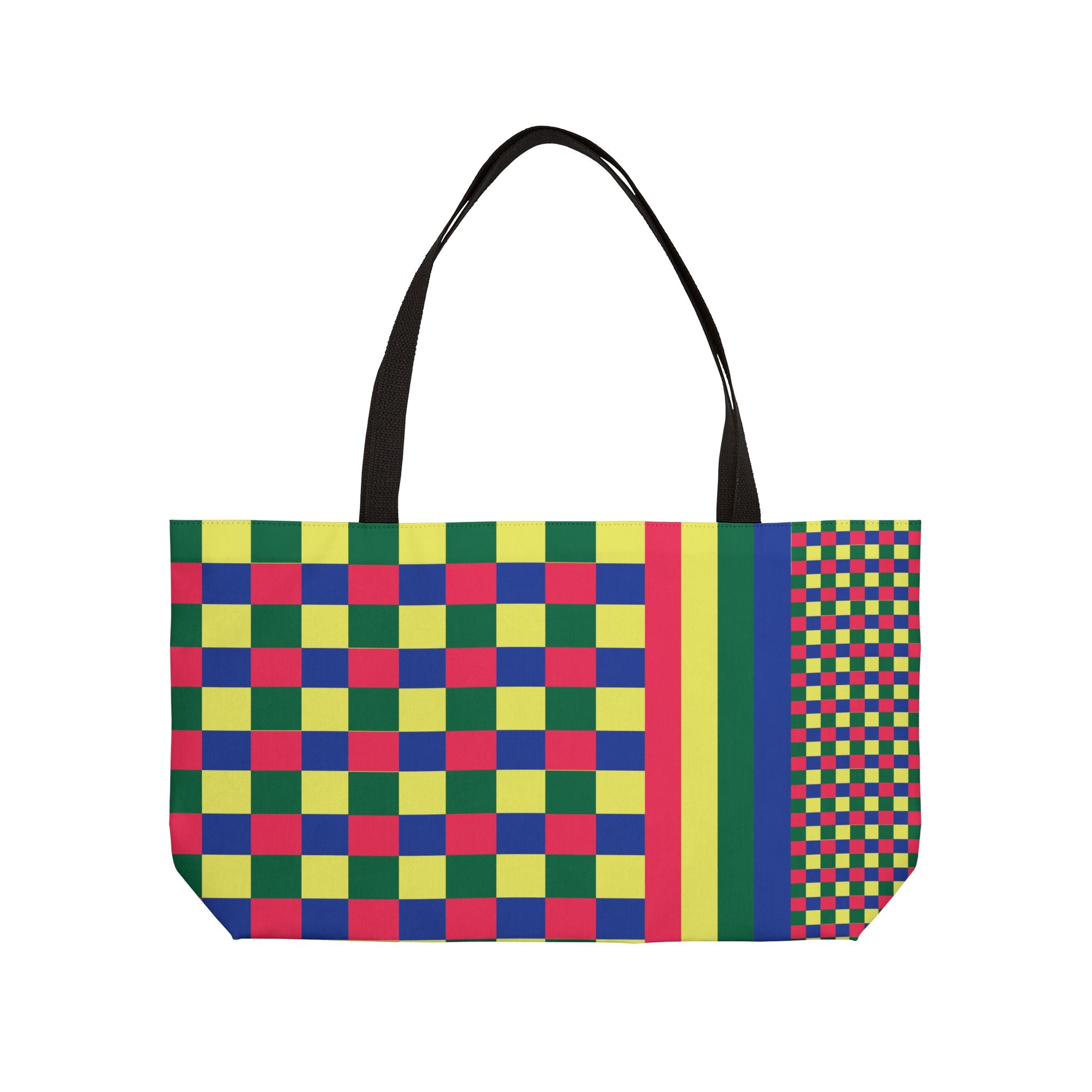 Colorblock Tote Bag