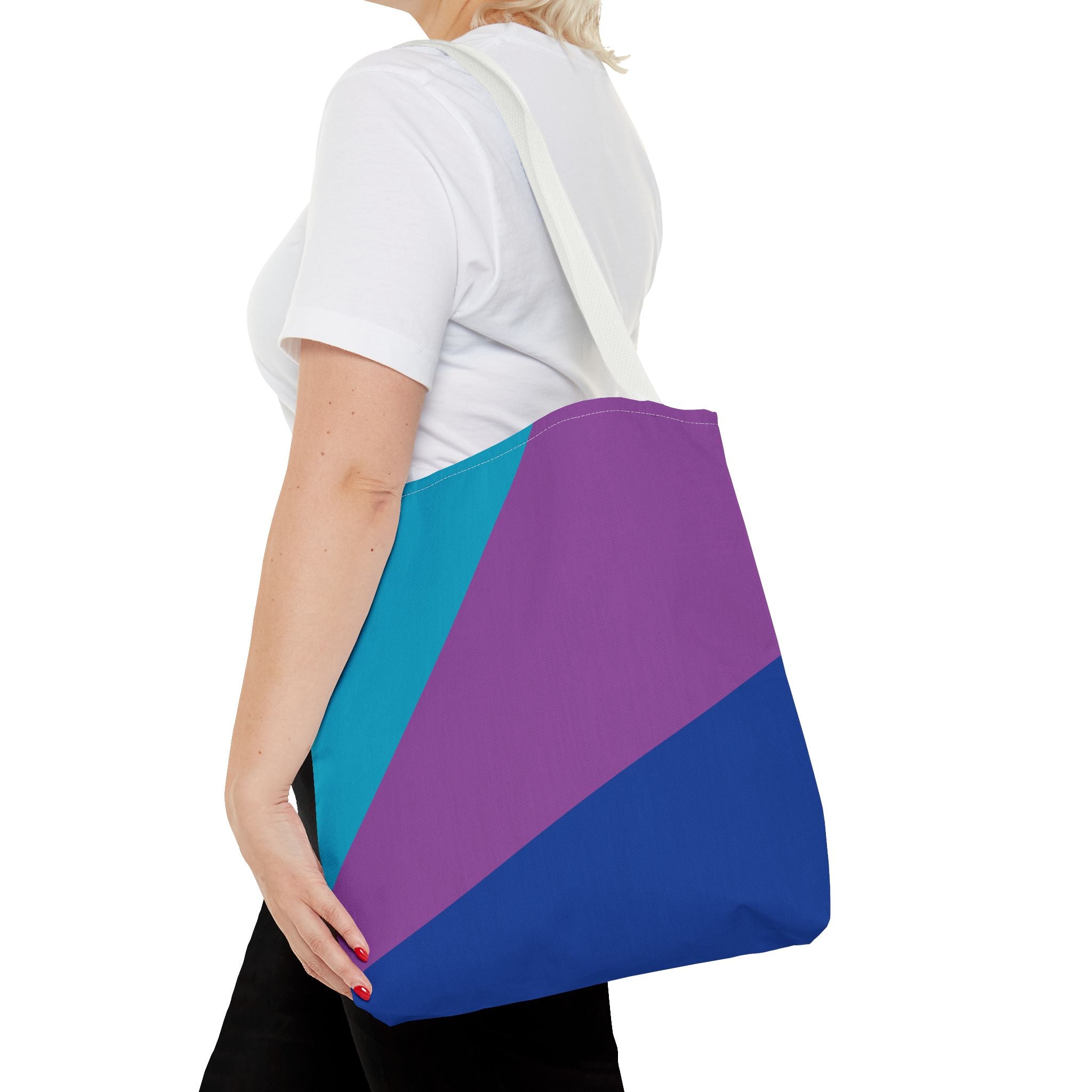 Colorblock Tote Bag