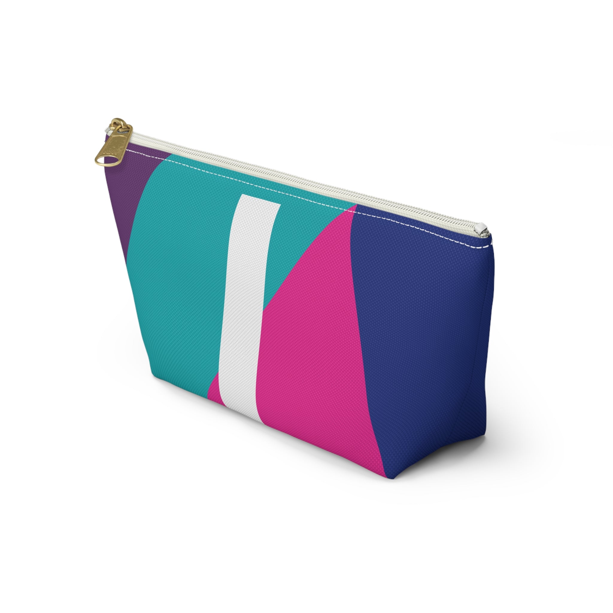 Colorblock Accessory Pouch — Monogram I T-Bottom Cosmetic Bag