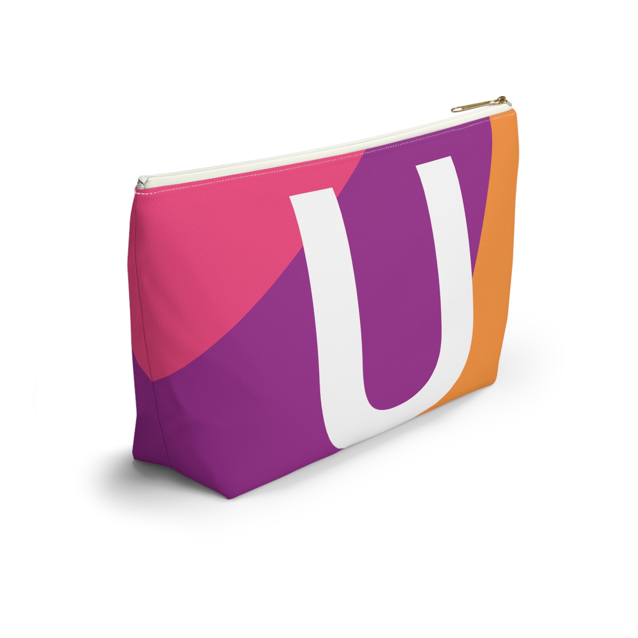 Colorblock Accessory Pouch — Monogram U T-Bottom Cosmetic Bag