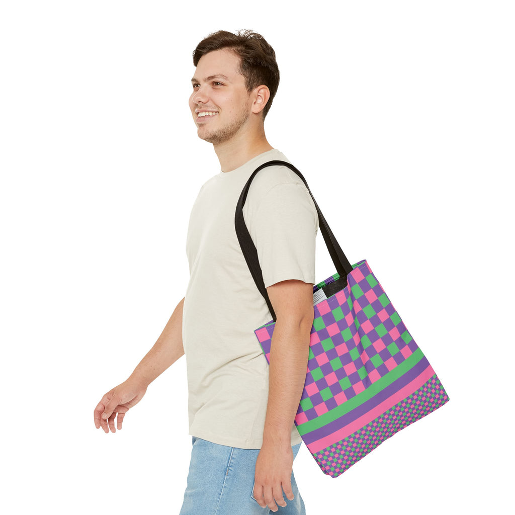 Colorblock Tote Bag