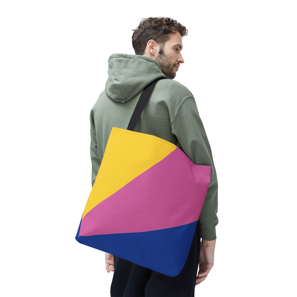 Colorblock Tote Bag