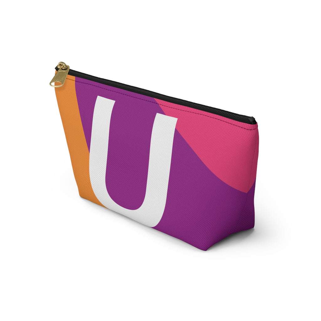 Colorblock Accessory Pouch — Monogram U T-Bottom Cosmetic Bag