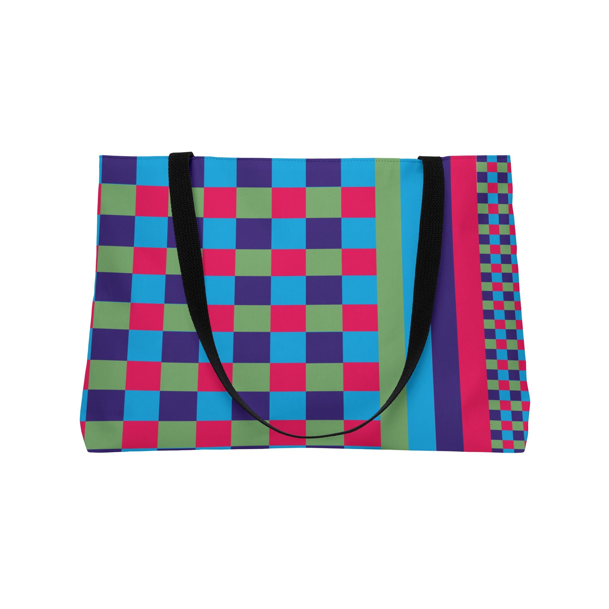 Colorblock Tote Bag