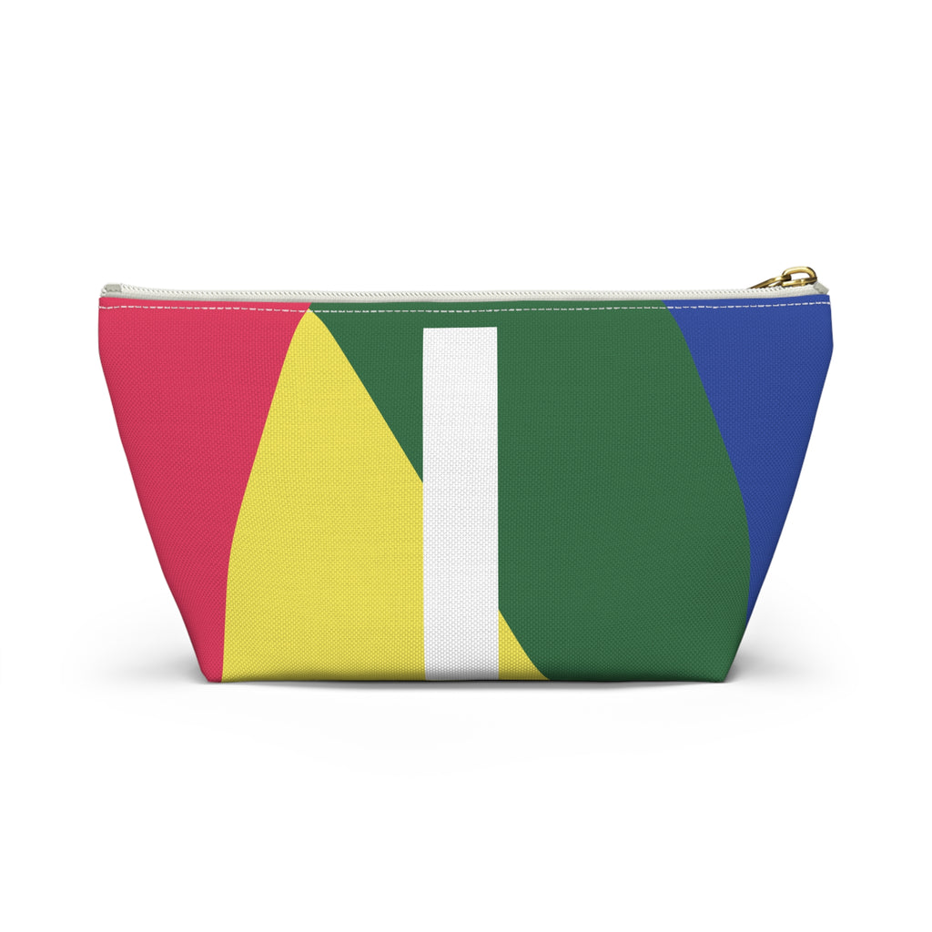 Colorblock Accessory Pouch — Monogram I T-Bottom Cosmetic Bag