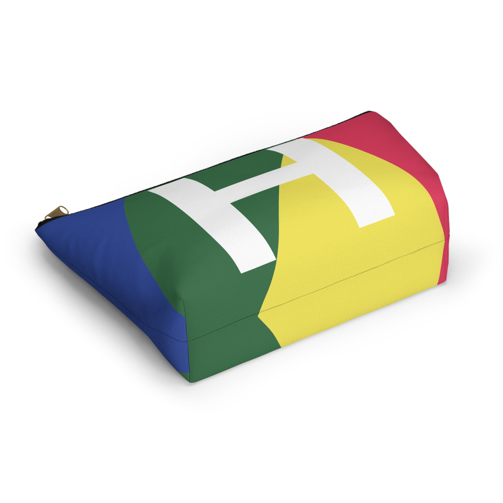 Colorblock Accessory Pouch — Monogram H T-Bottom Cosmetic Bag