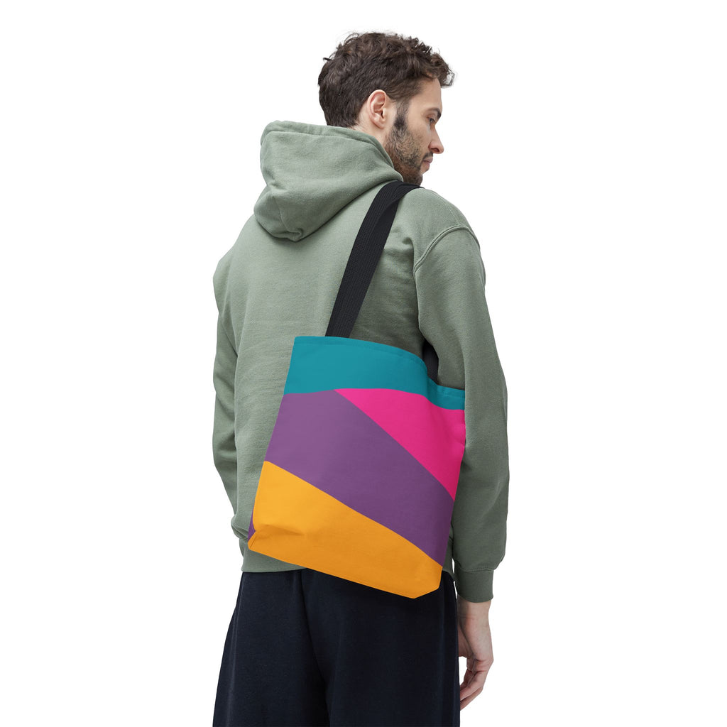 Colorblock Tote Bag