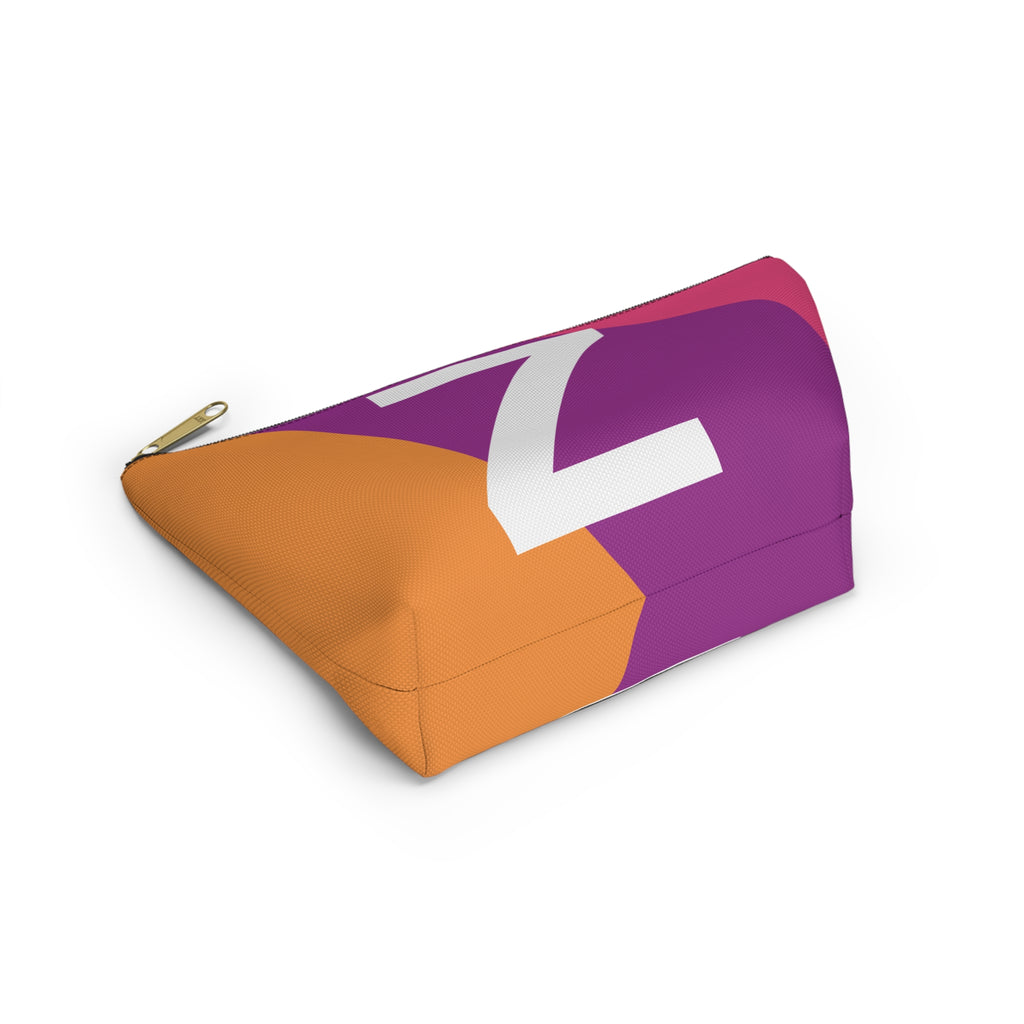 Colorblock Accessory Pouch — Monogram Z T-Bottom Cosmetic Bag