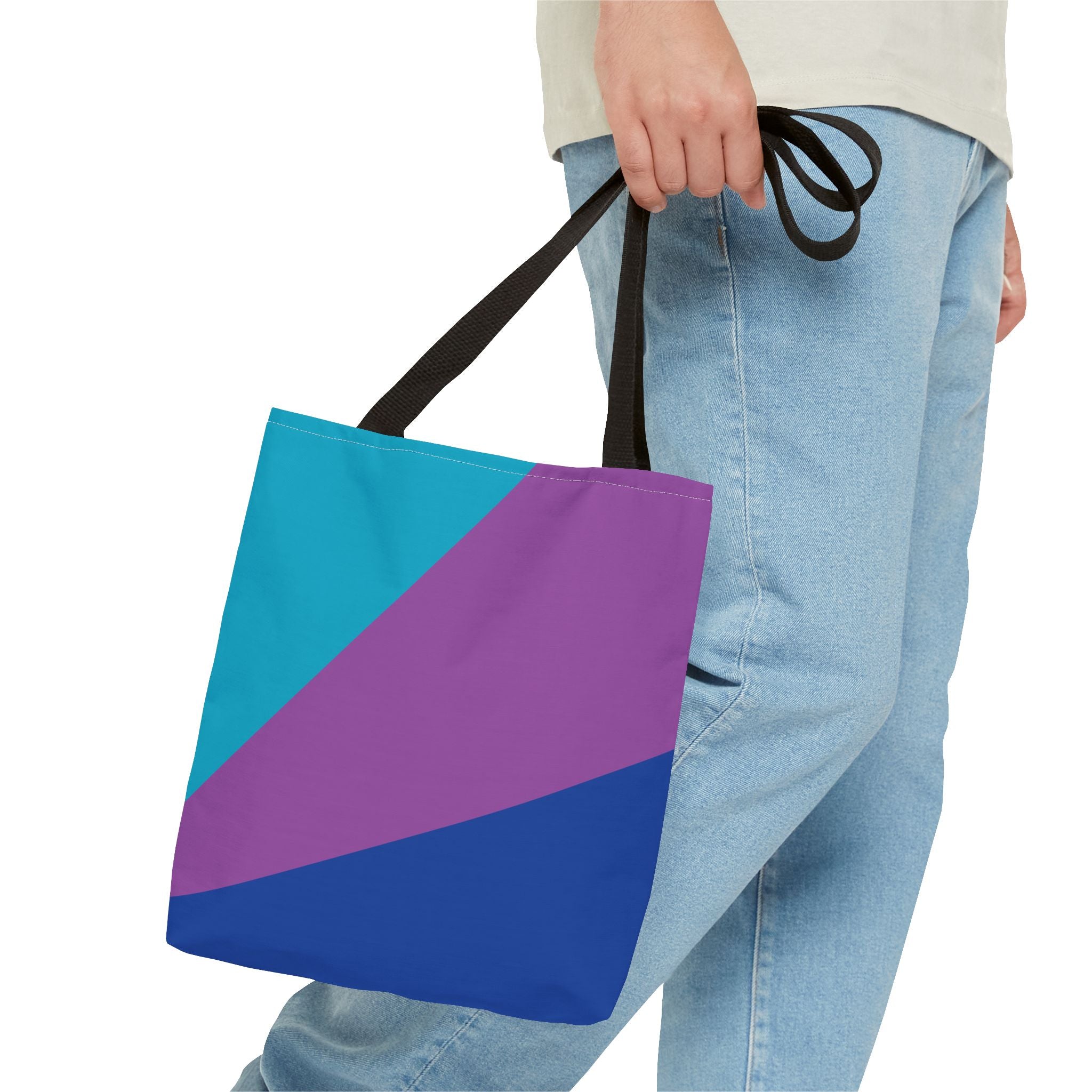 Colorblock Tote Bag