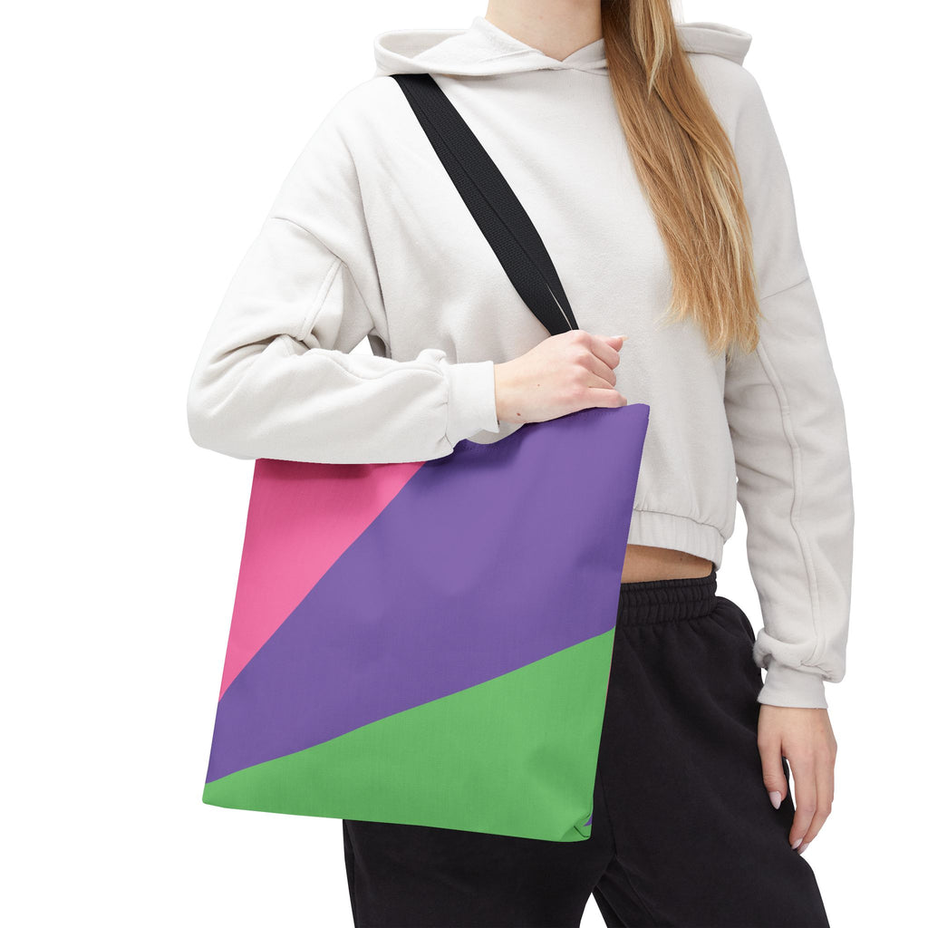 Colorblock Tote Bag
