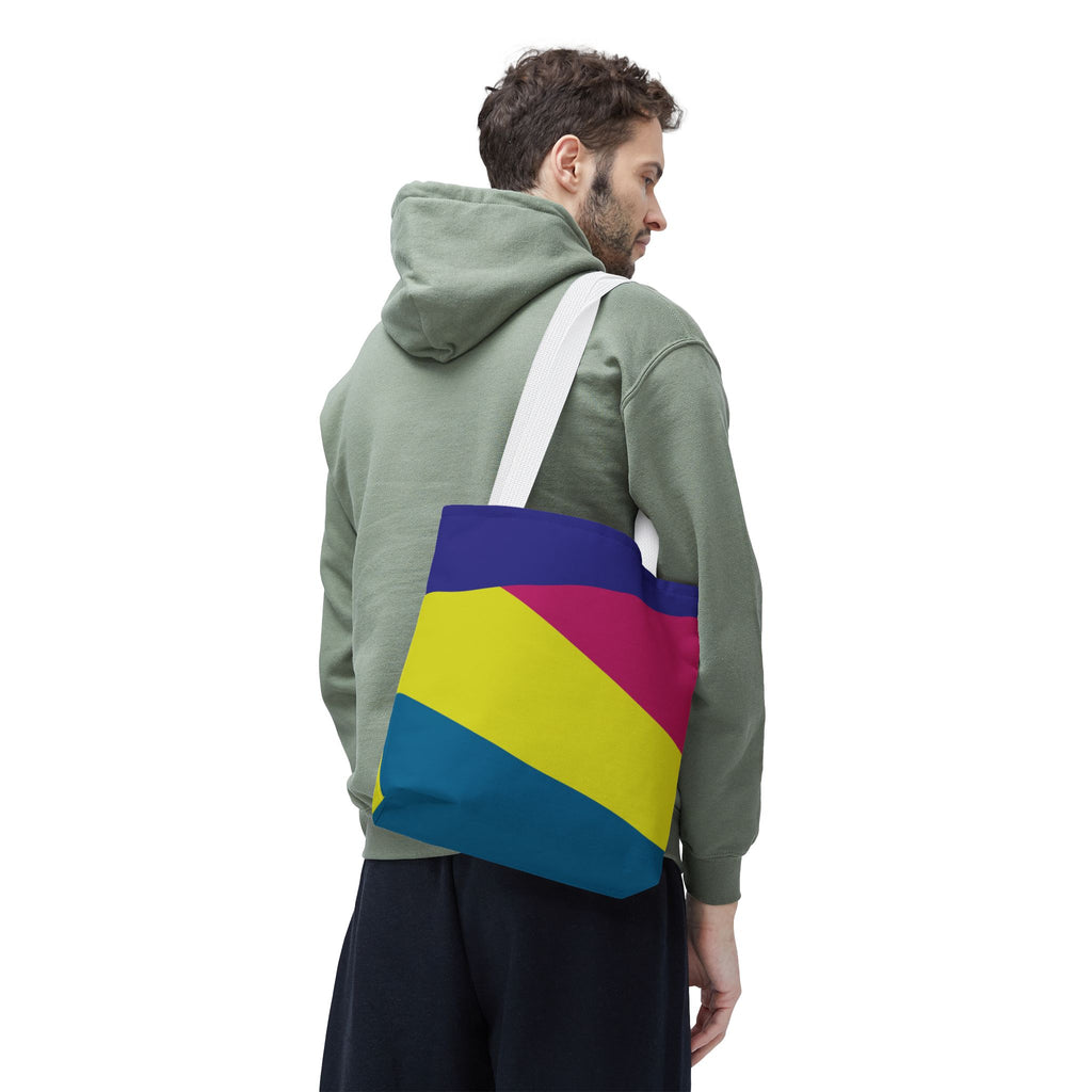 Colorblock Tote Bag