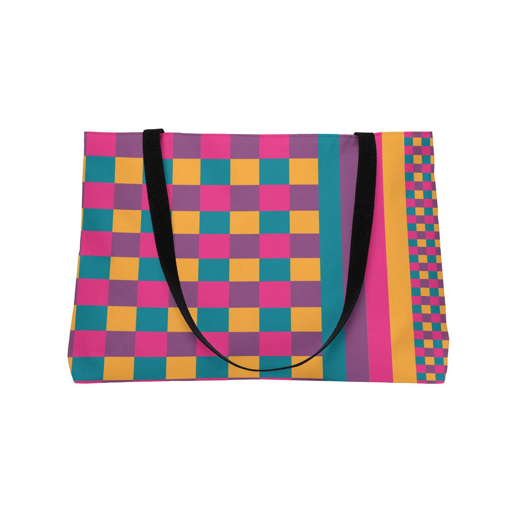 Colorblock Tote Bag