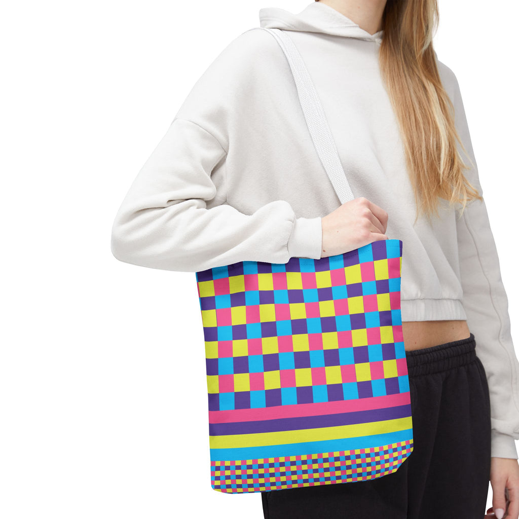 Colorblock Tote Bag