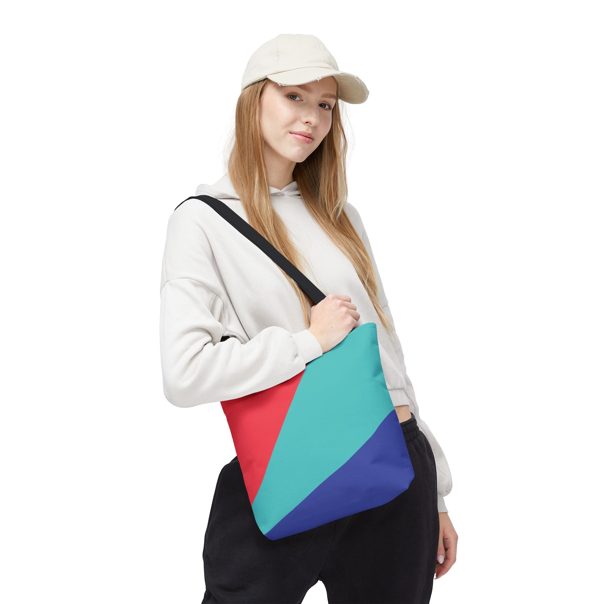 Colorblock Tote Bag